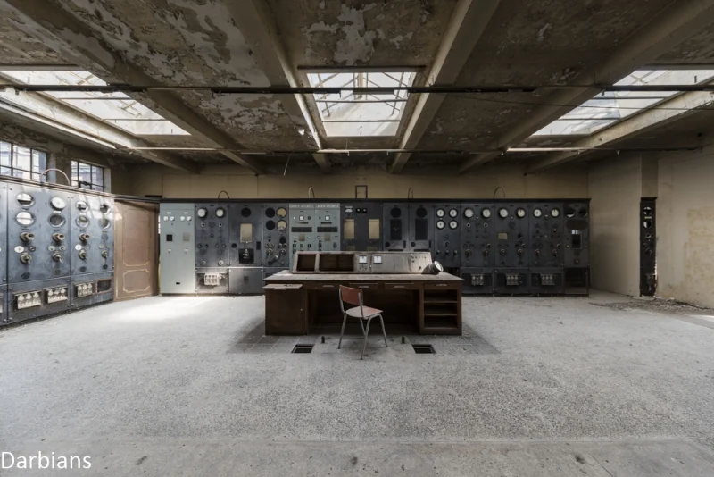 Abandoned control room Belgium