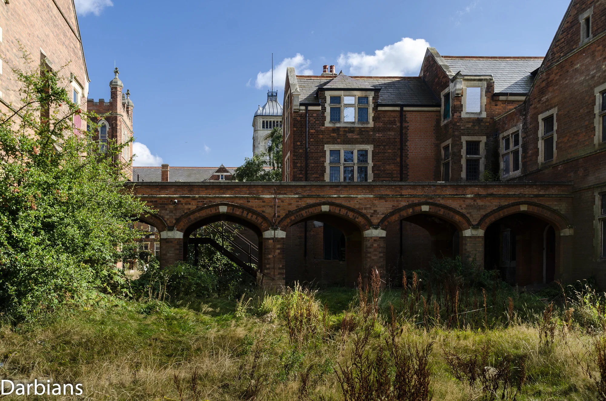 External of parts that had been renovated to flats.