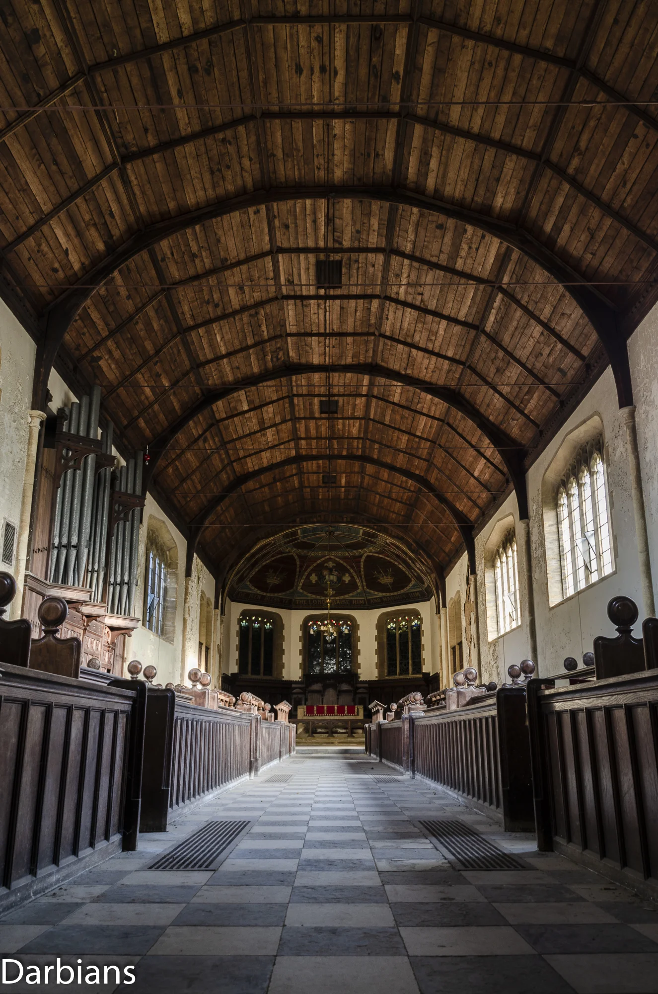 Another central view taking in the beautiful ceiling.