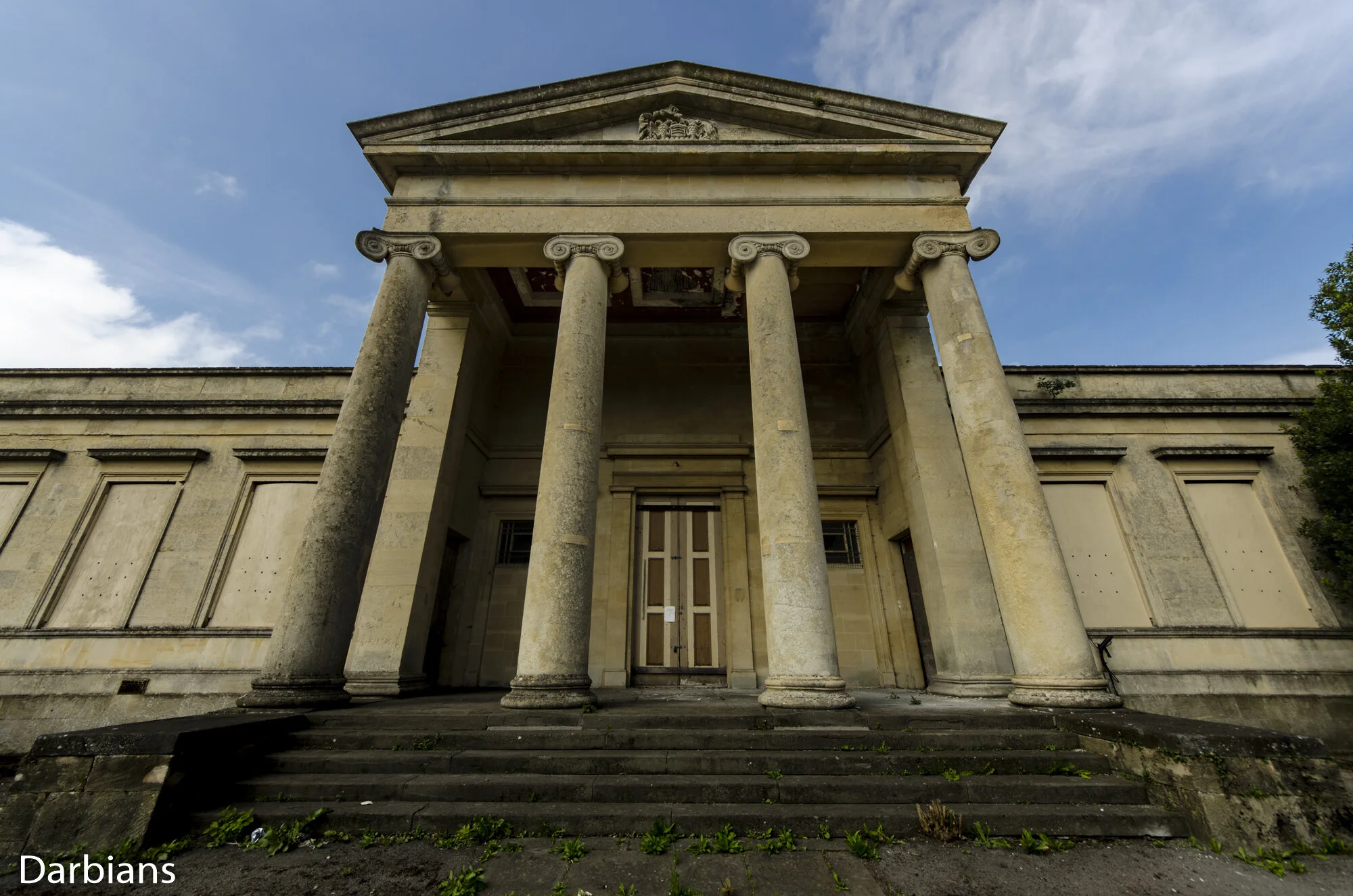 Abandoned courthouse UK