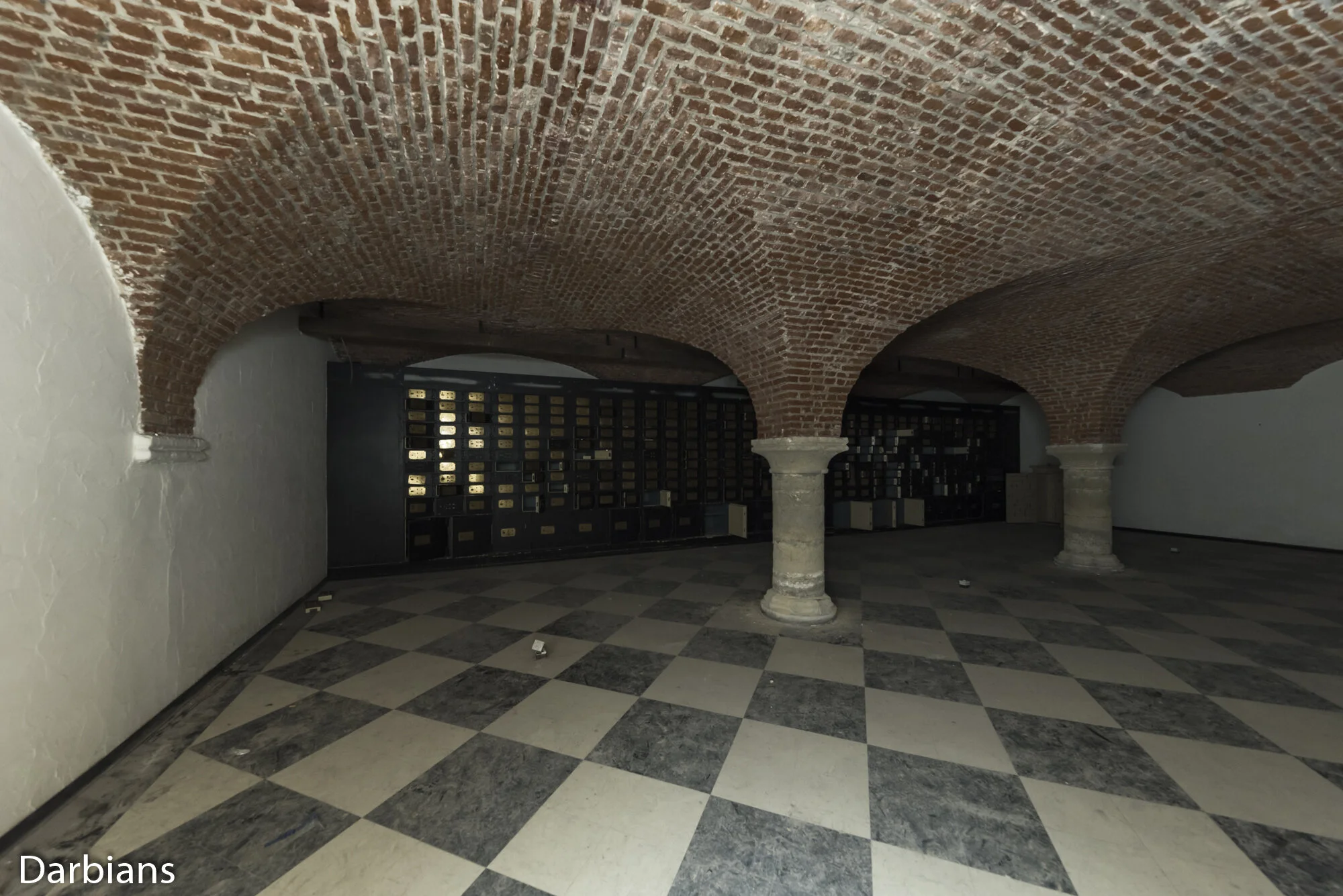 Abandoned bank Belgium: Another angle of the vault.