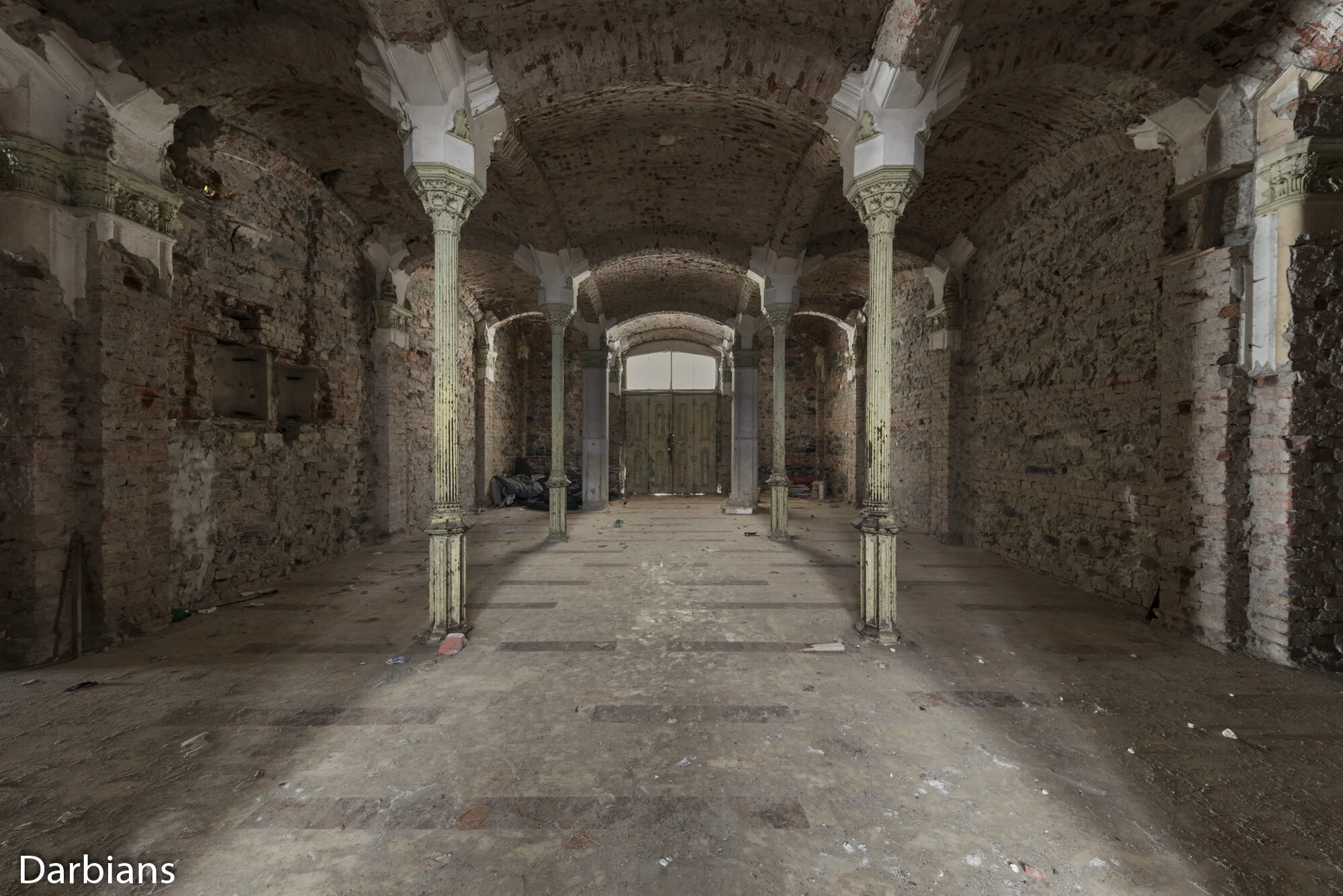 Abandoned Hotel D: Entrance hall.