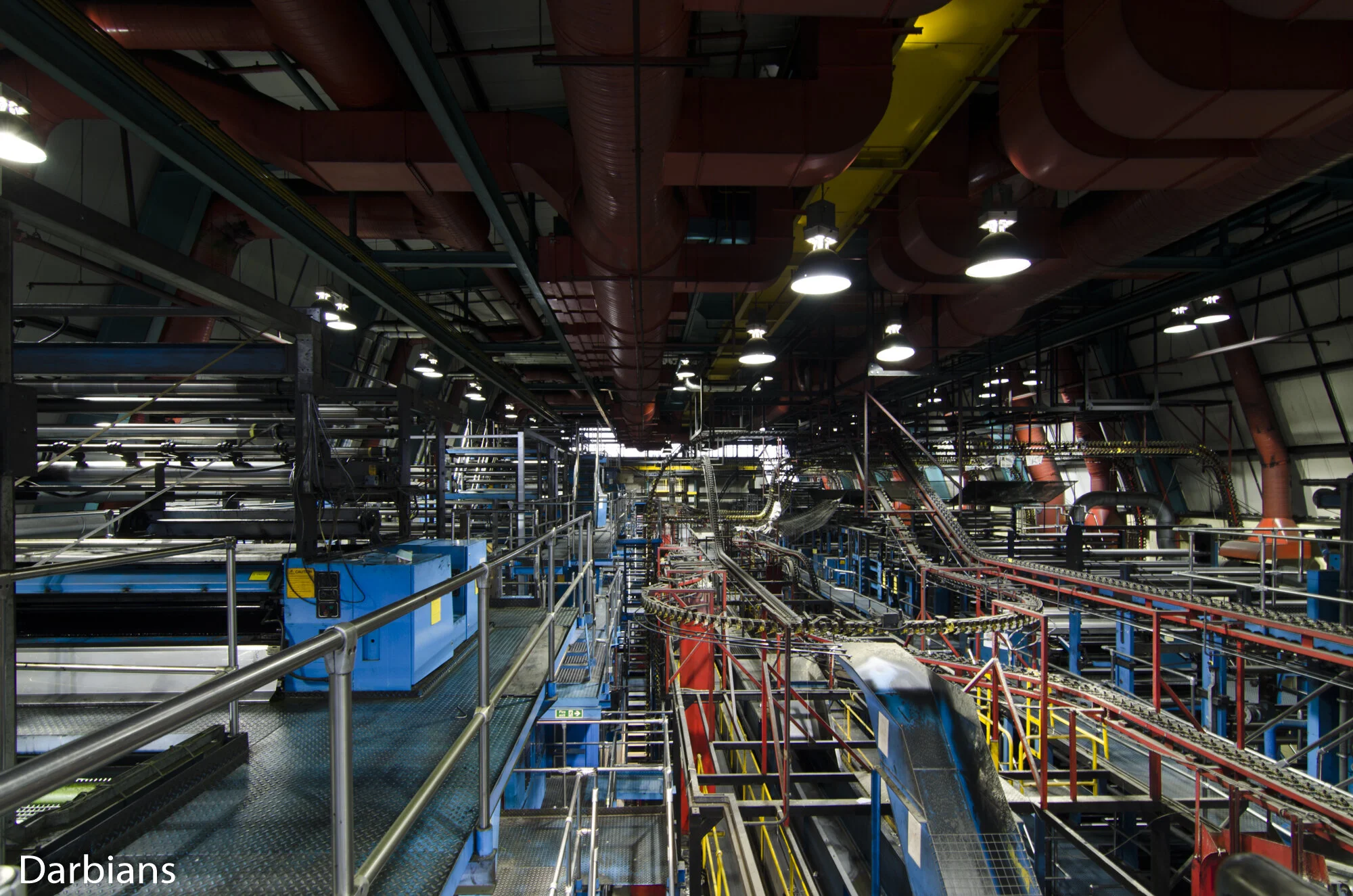 Broughton Printers Preston: Overview of the printing shop.