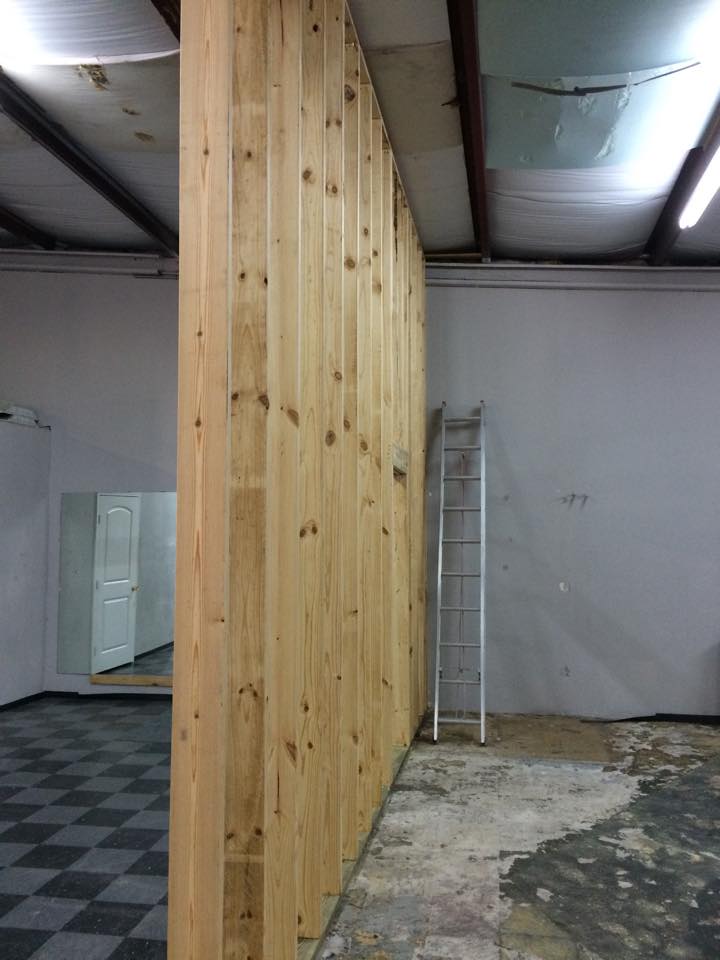 The wall should be completed by Friday and will be fully on display come Monday at 5am!
