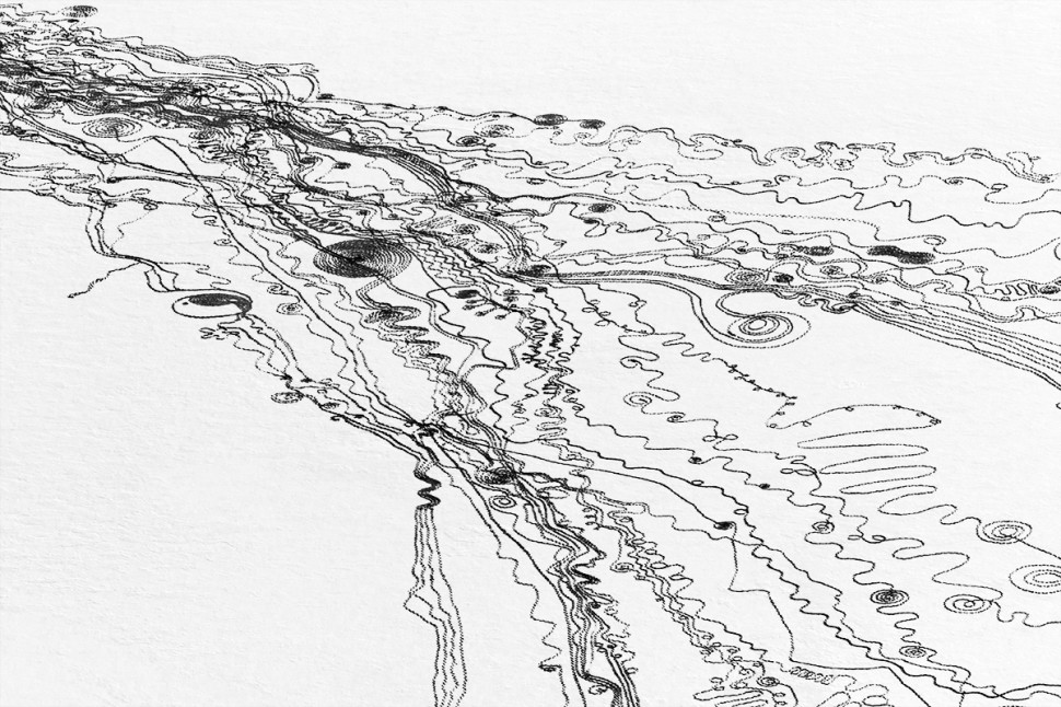 We Are the Water - Snow Drawings, Colorado, 2014