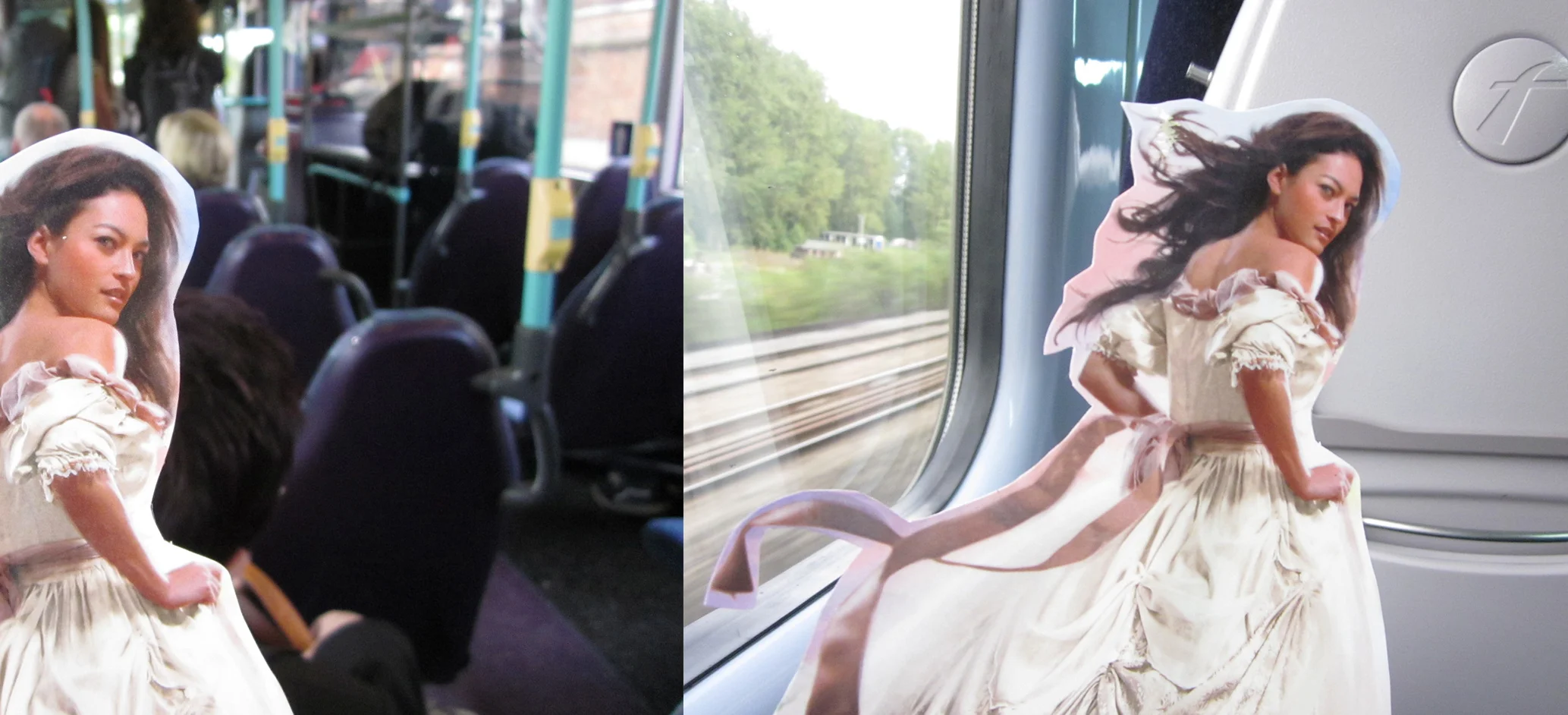 Charlotte fretted over not having a proper traveling costume, but I told her she looked fine.