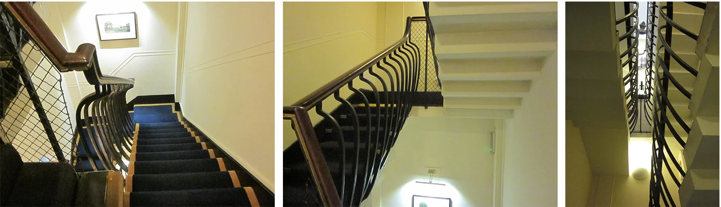 The Crinoline Staircase in the Royal Overseas League (nee Rutland House)