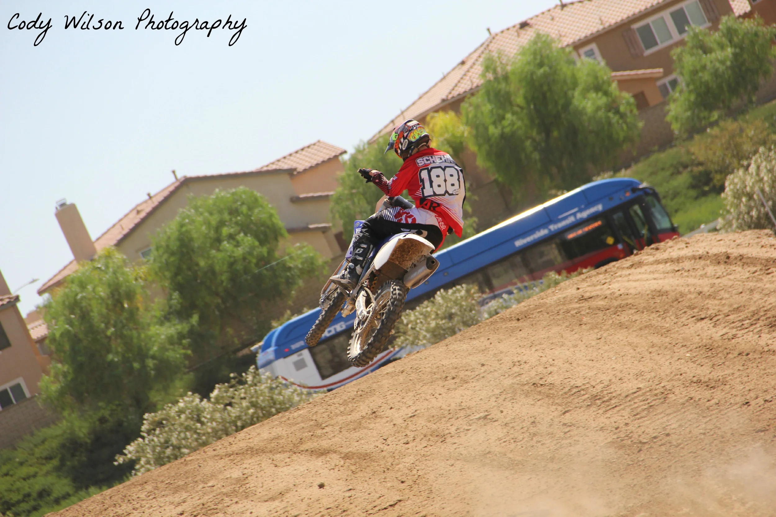 Gage Schehr rippin on his YZ125 