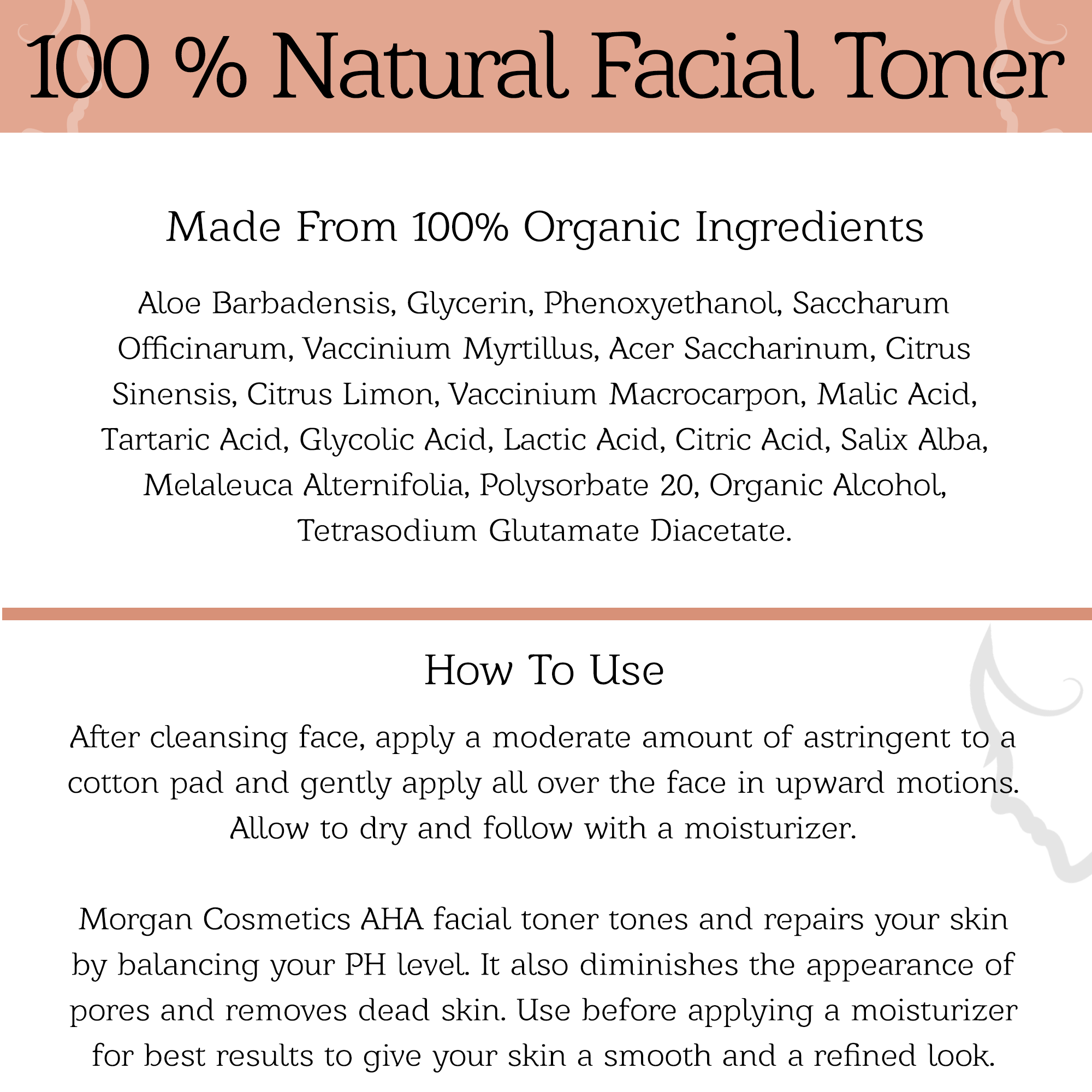 aha face toner