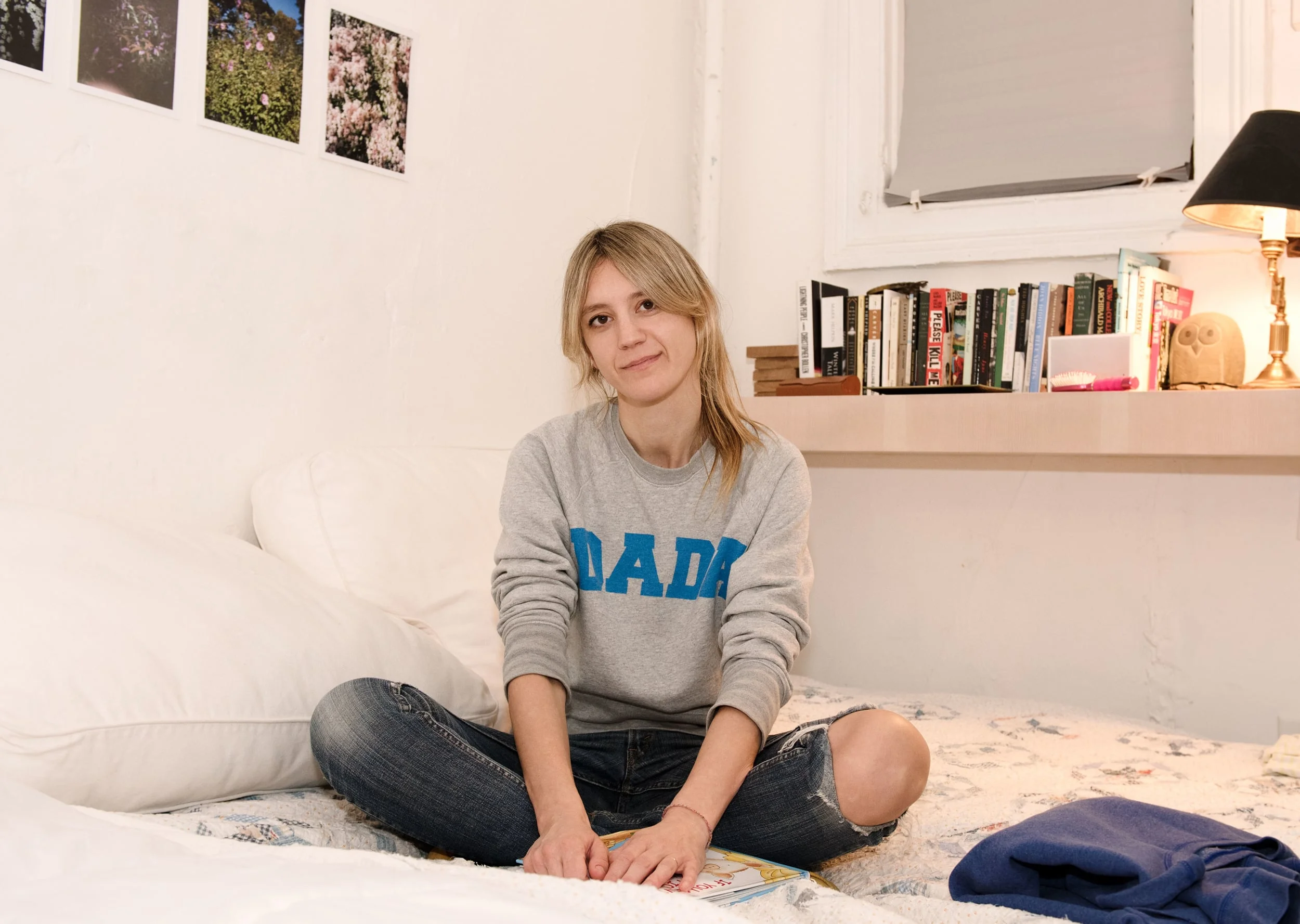 Frances Tulk-Hart, photographer, in her Greenpoint home.