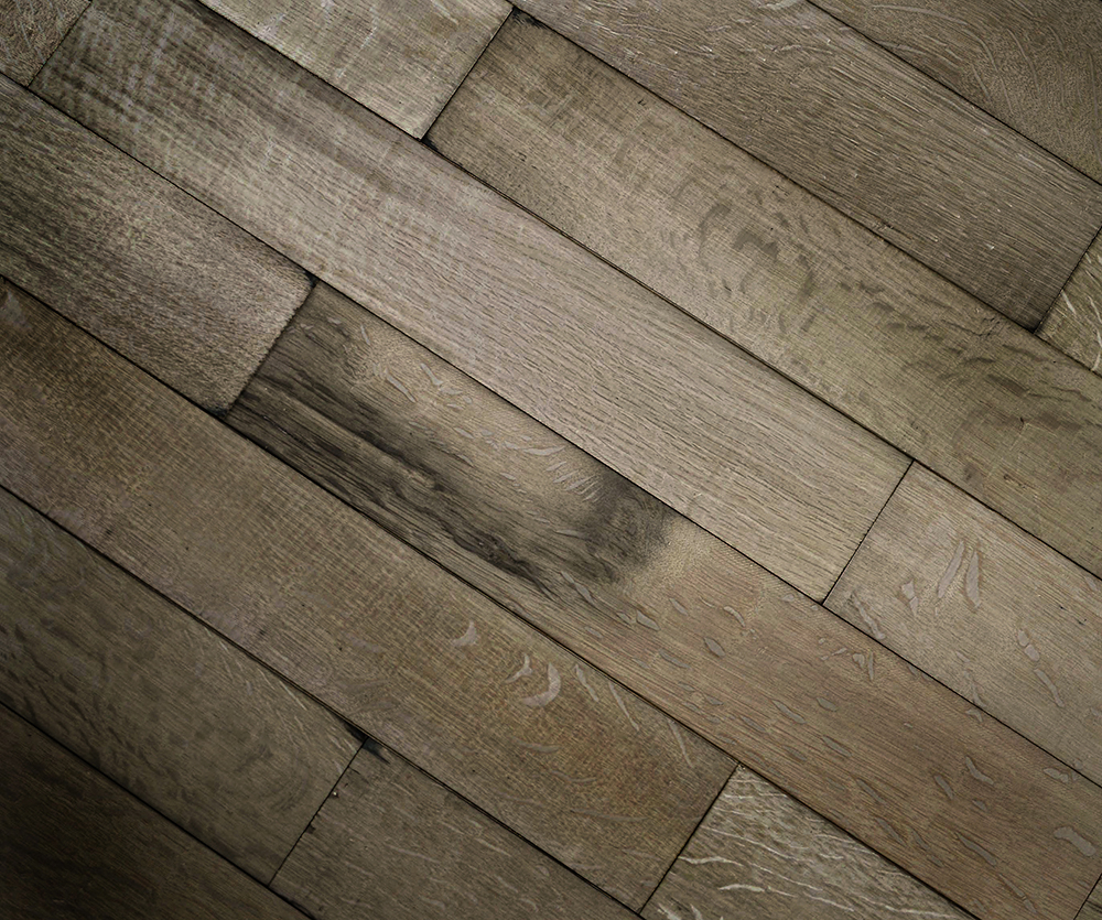 Antique Reclaimed Remilled French Oak Parquetry Block and Panels