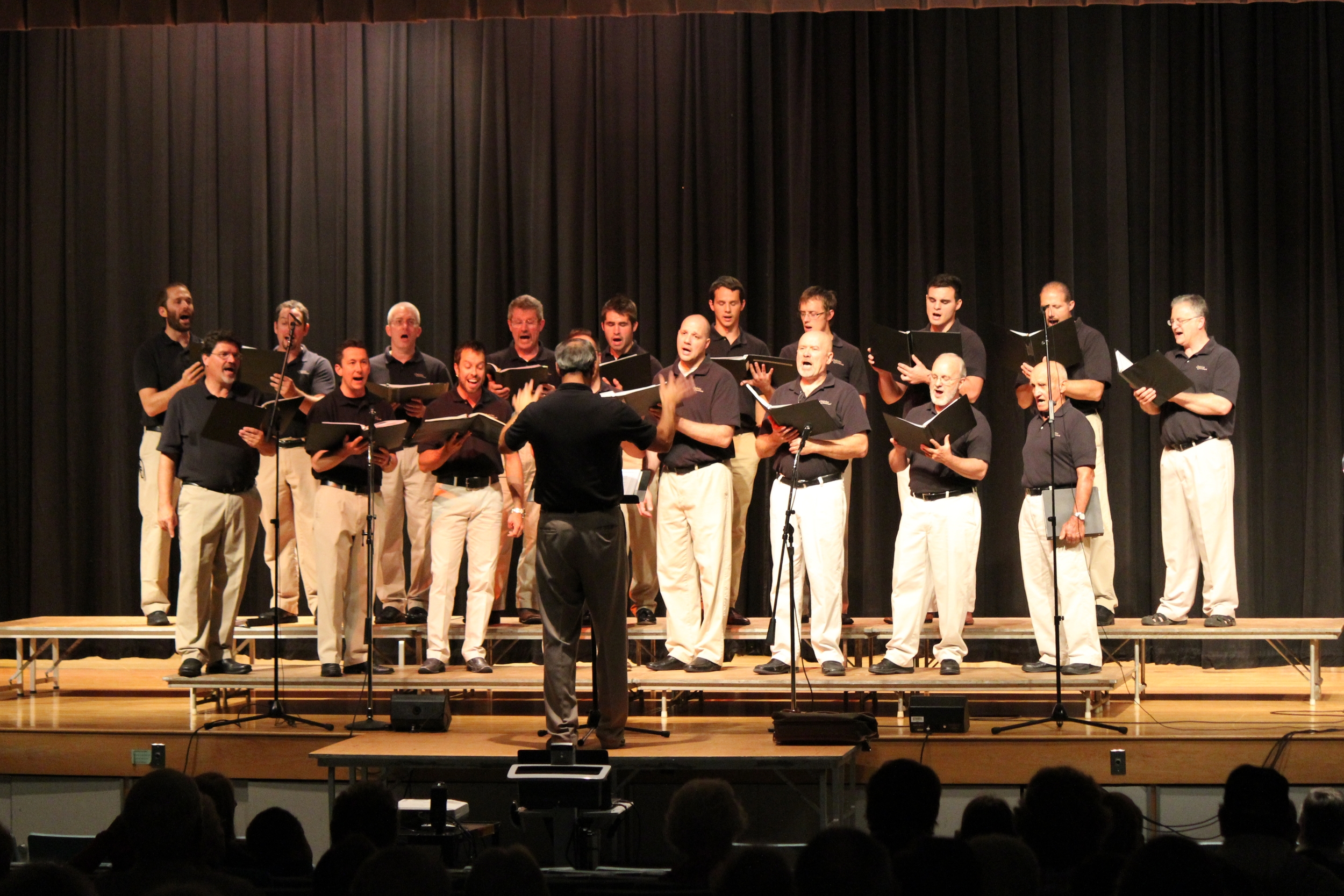  The Christian Choristers sang at the Union City High School on Saturday, September 13, 2014. 