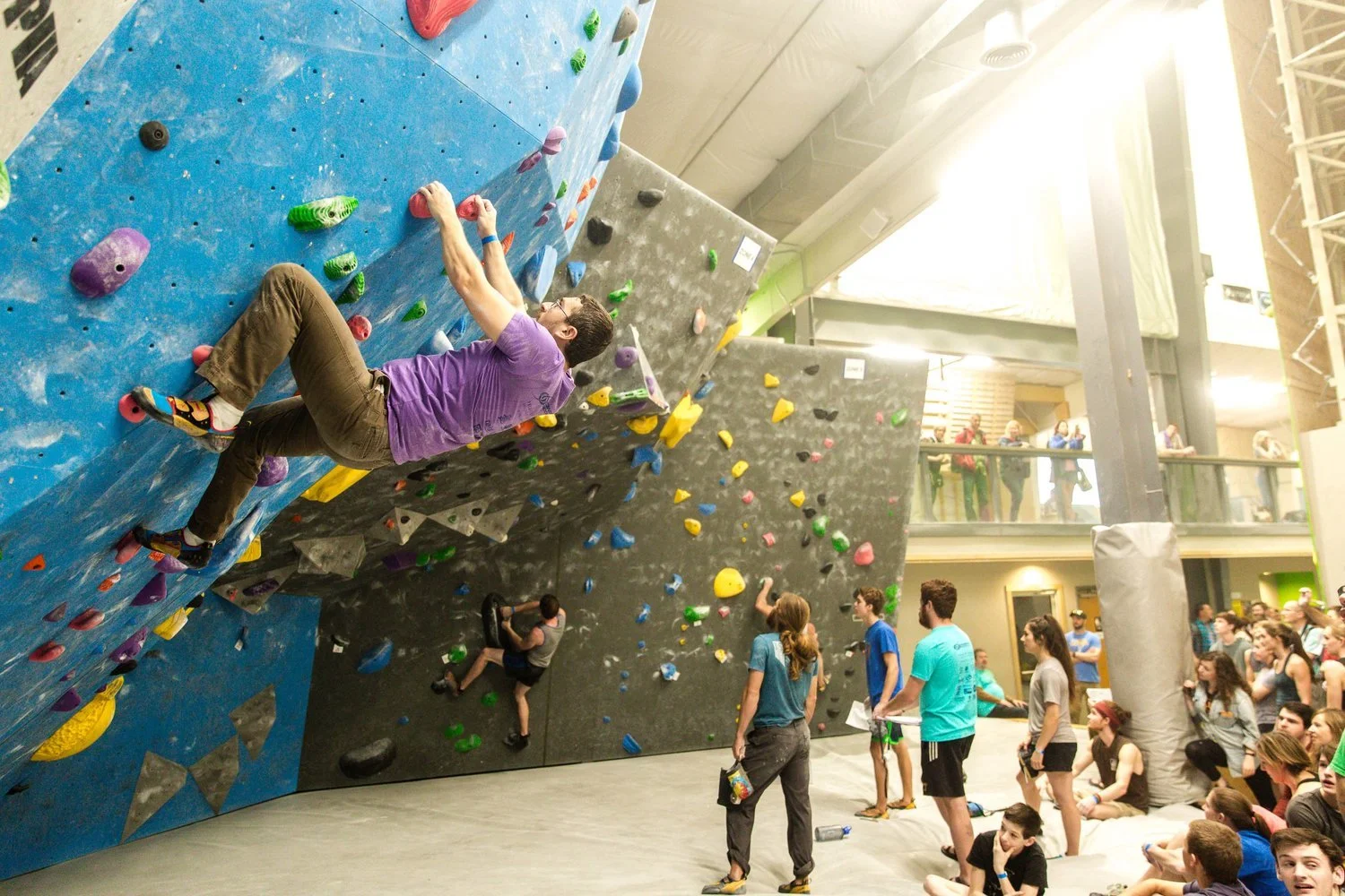 Lead climbing instruction