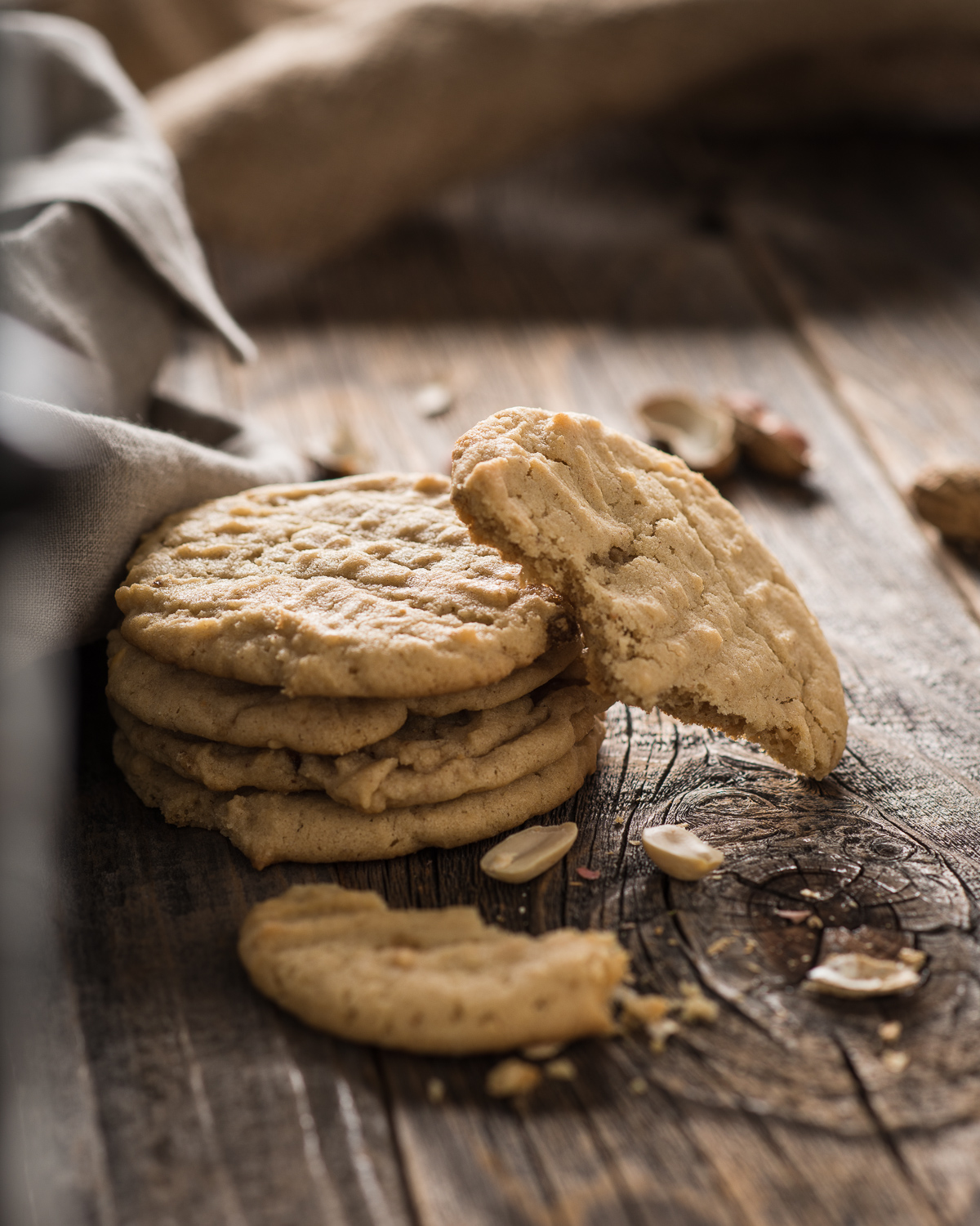 Peanut butter cookies photograph