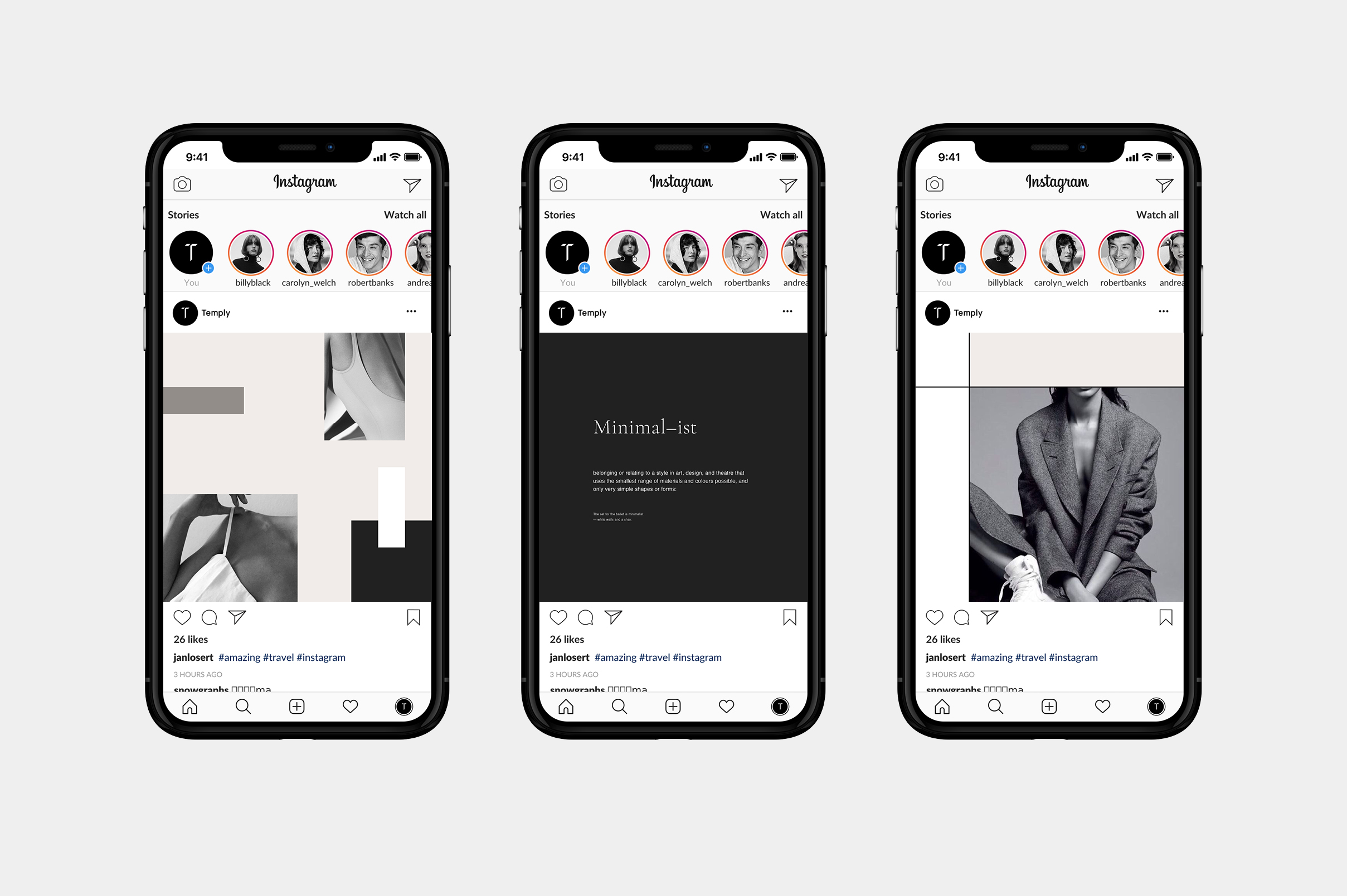Essentialist Social Media Pack by Temply