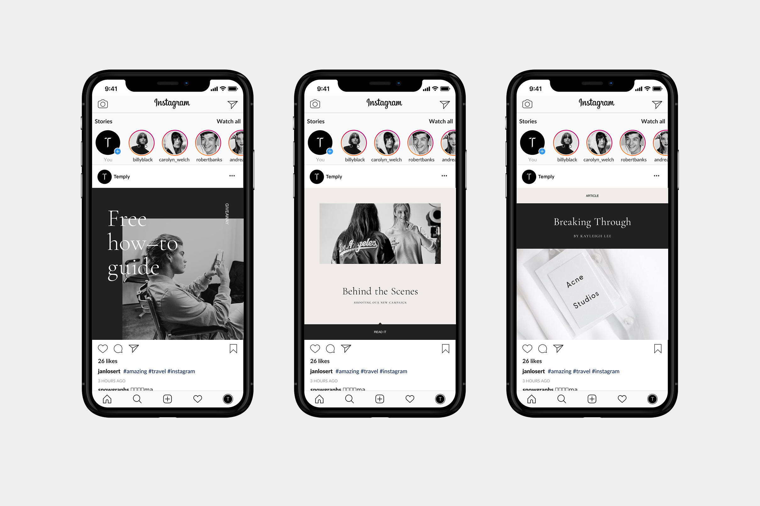 Essentialist Social Media Pack by Temply