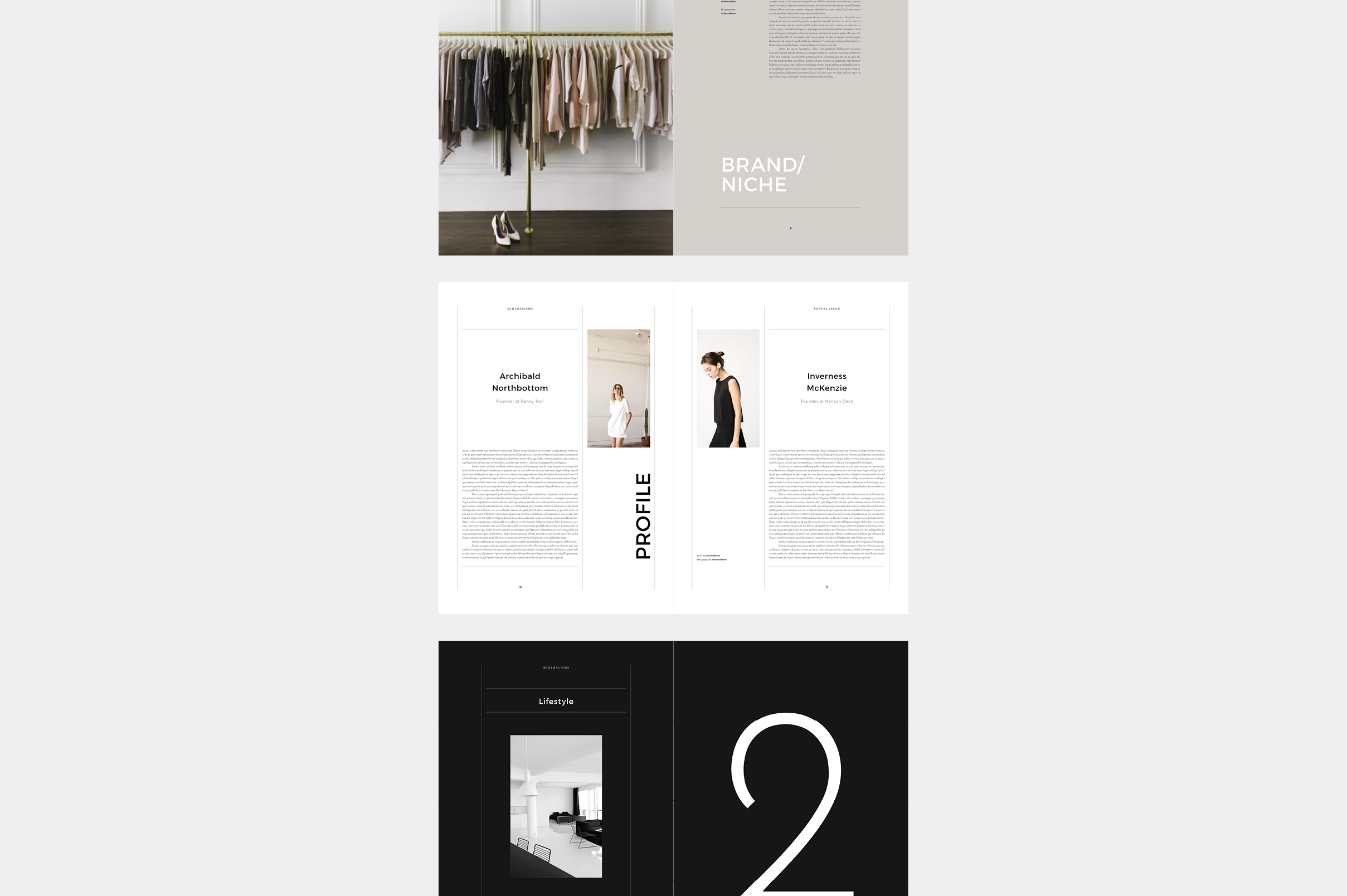 Magazine Minimalisme by Temply