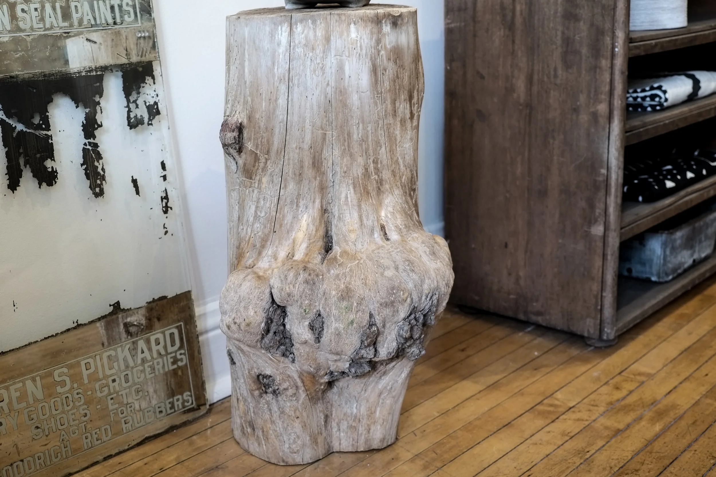 Primitive Wooden Stump