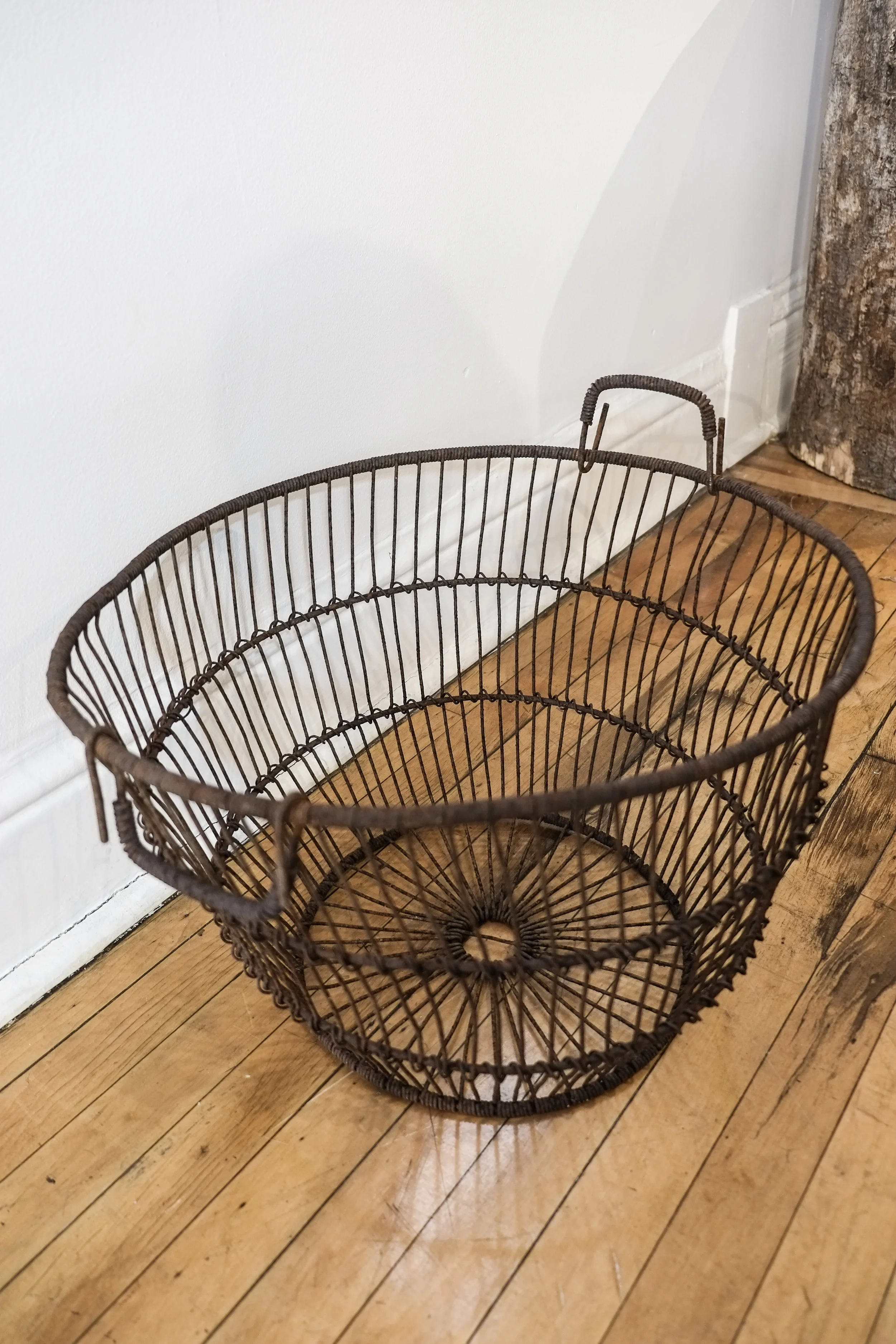 vintage wire basket