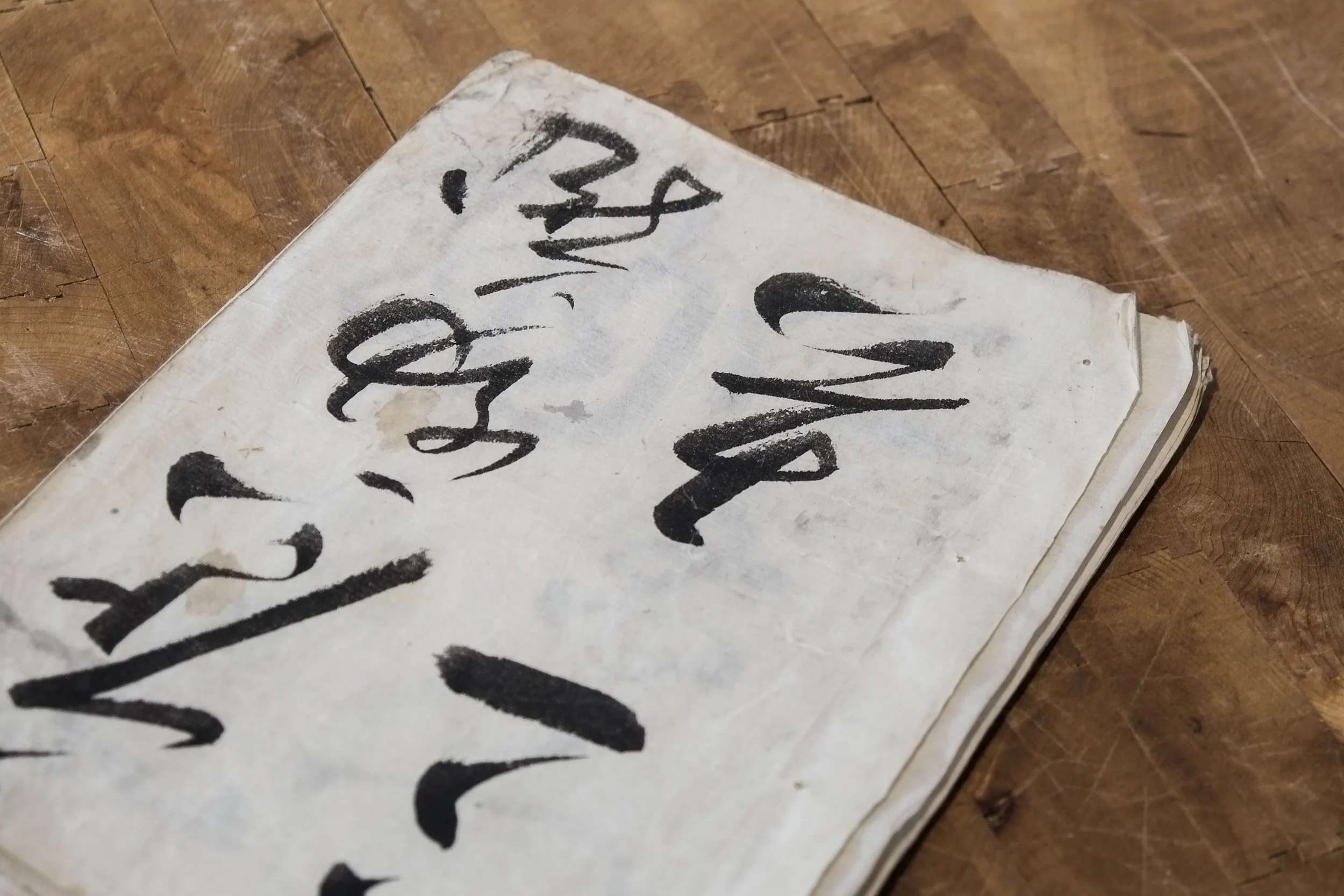 Primitive Asian Book Pages