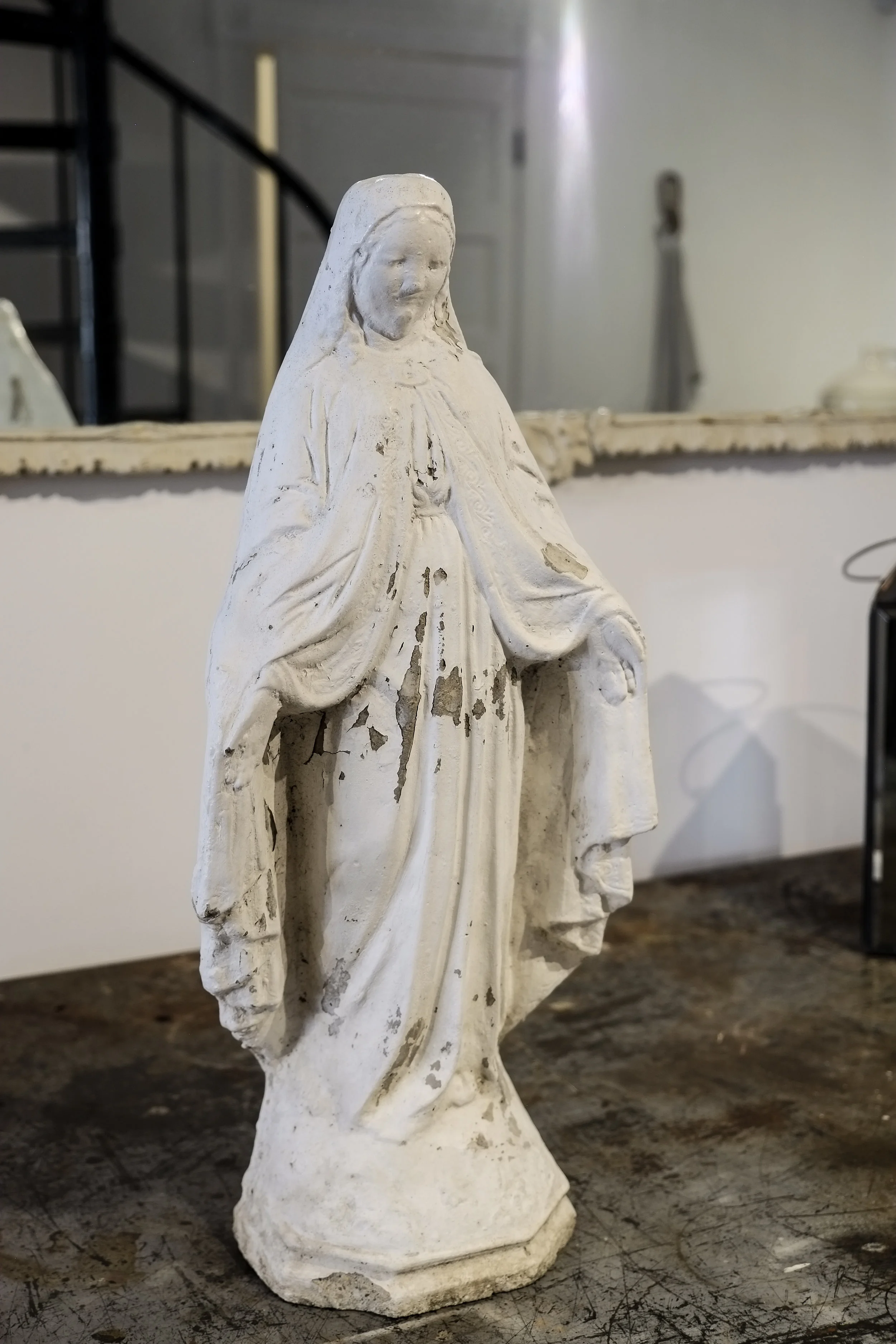 Virgin Mary Garden Sculpture