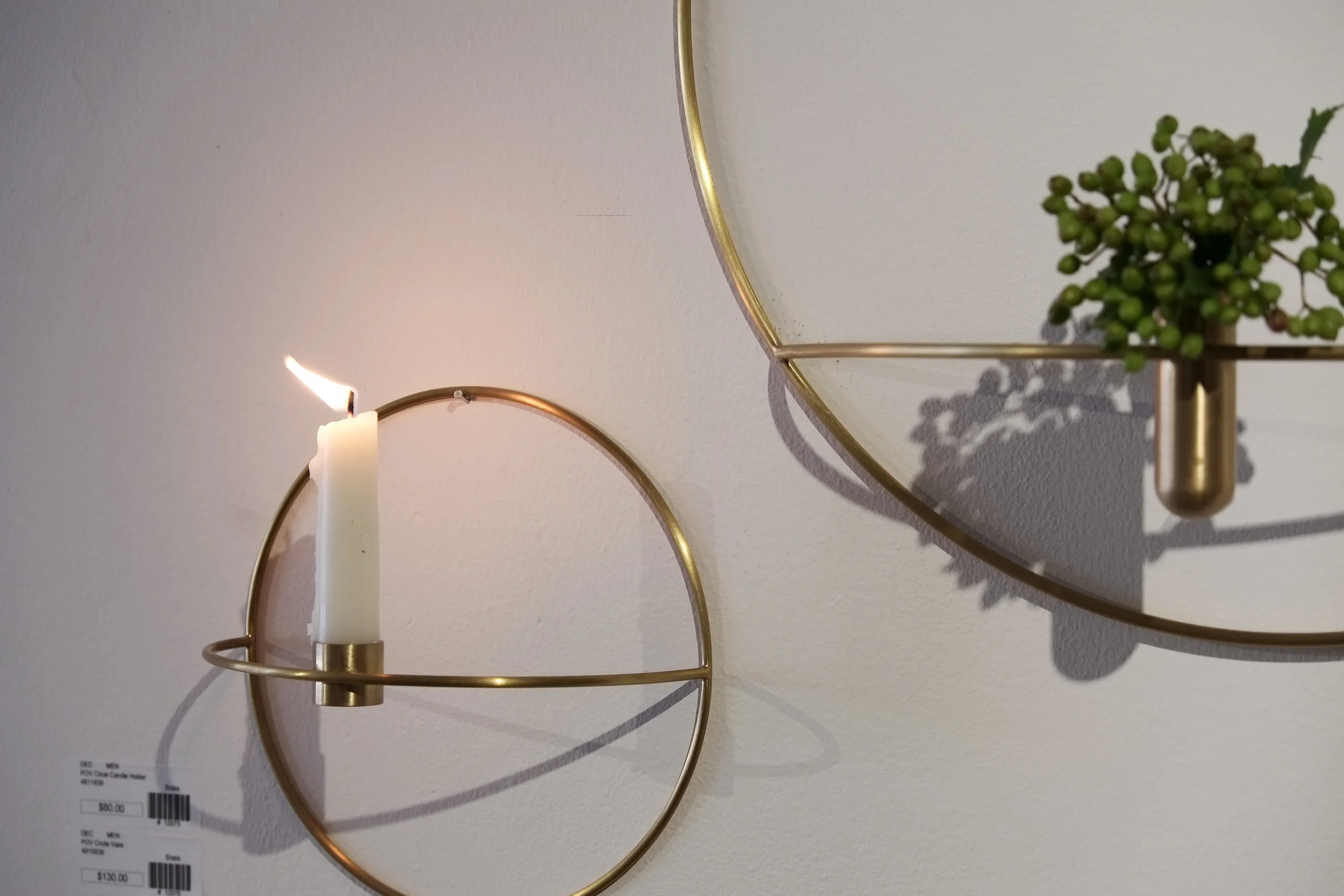 POV Circle candle holder