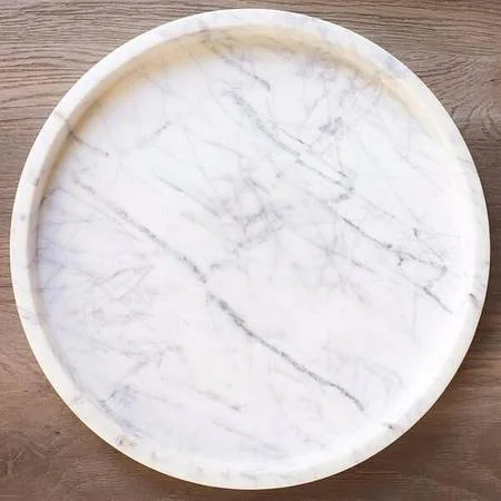 Marble Grade Round Tray