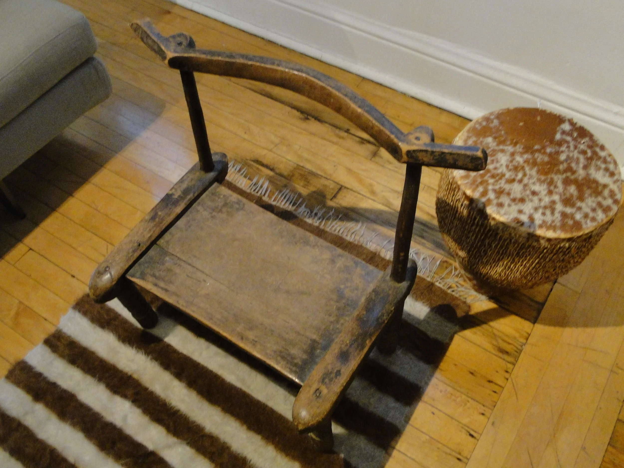 African Wood Chair