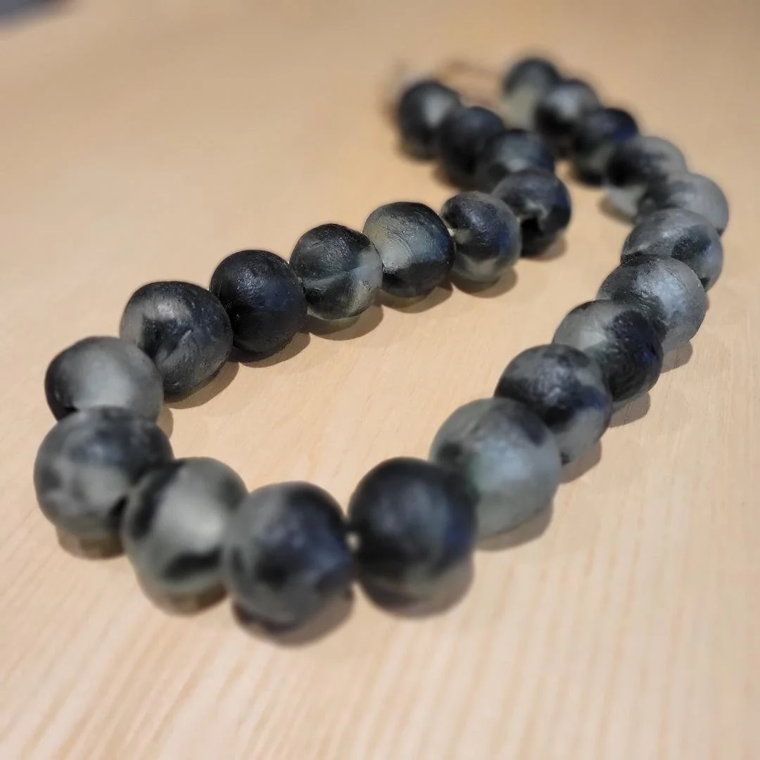 african seaglass beads