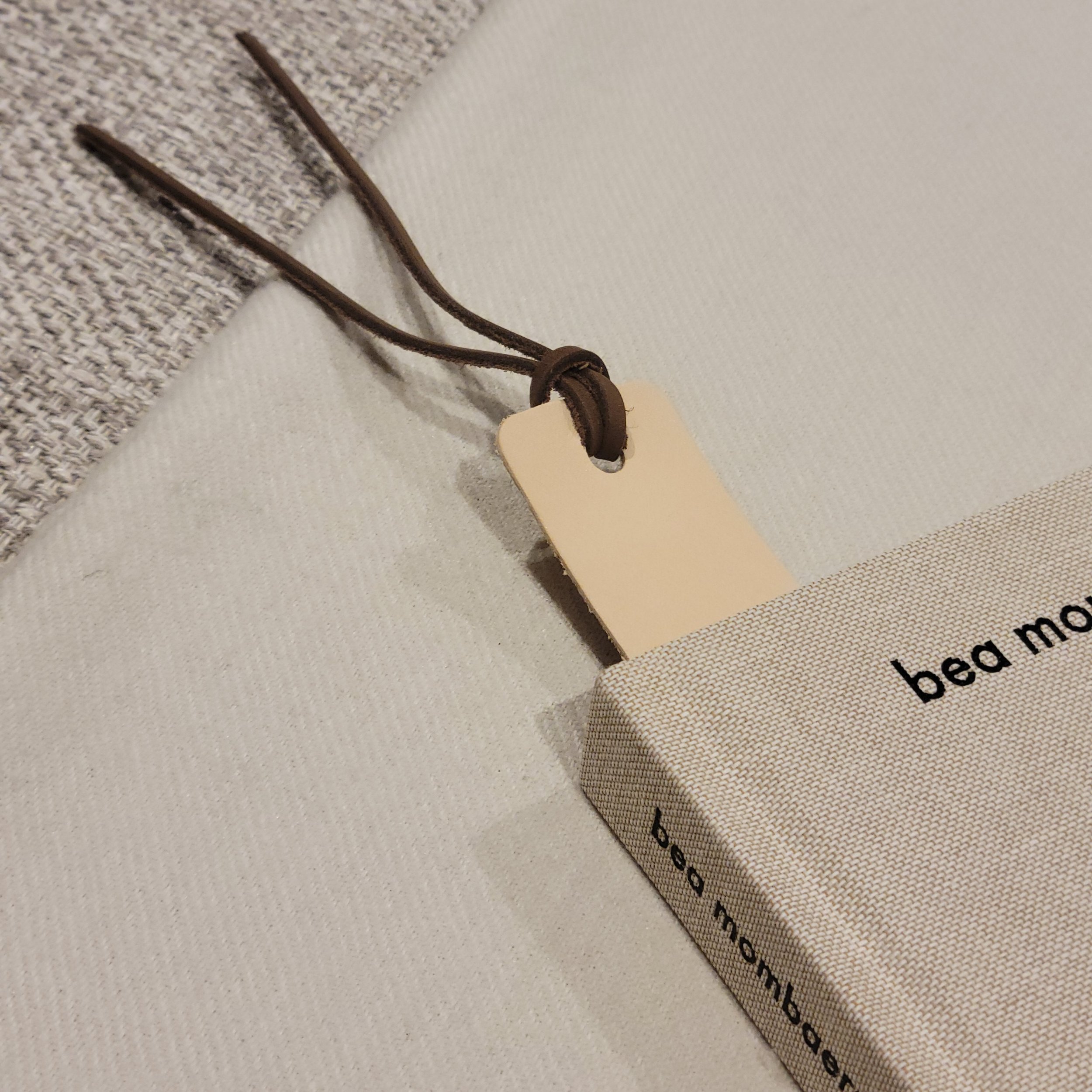 leather bookmark