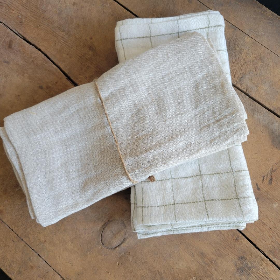 Washed linen napkins,Cloth napkins,Napkins double sided,Cloth