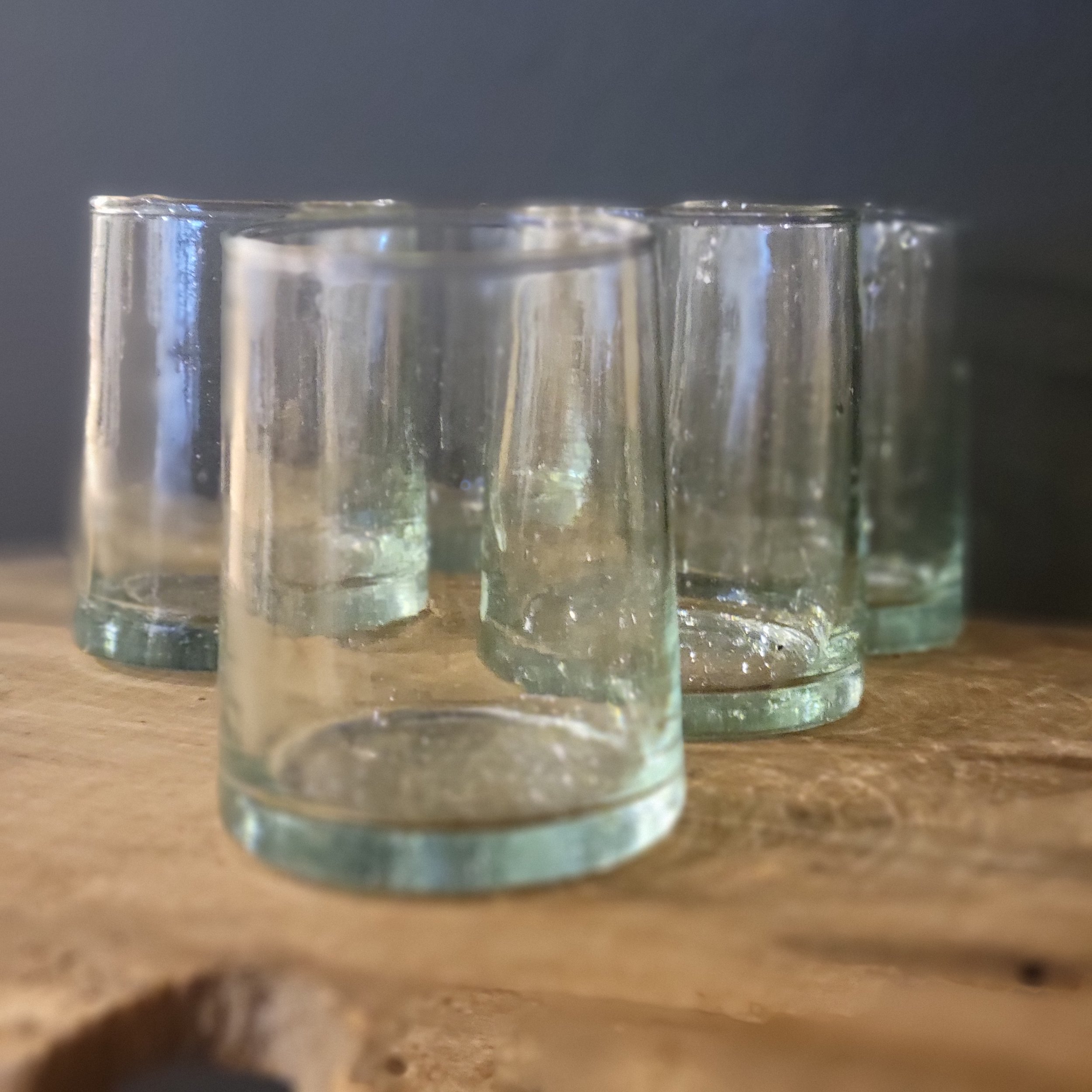 Moroccan Cone Glassware Clear