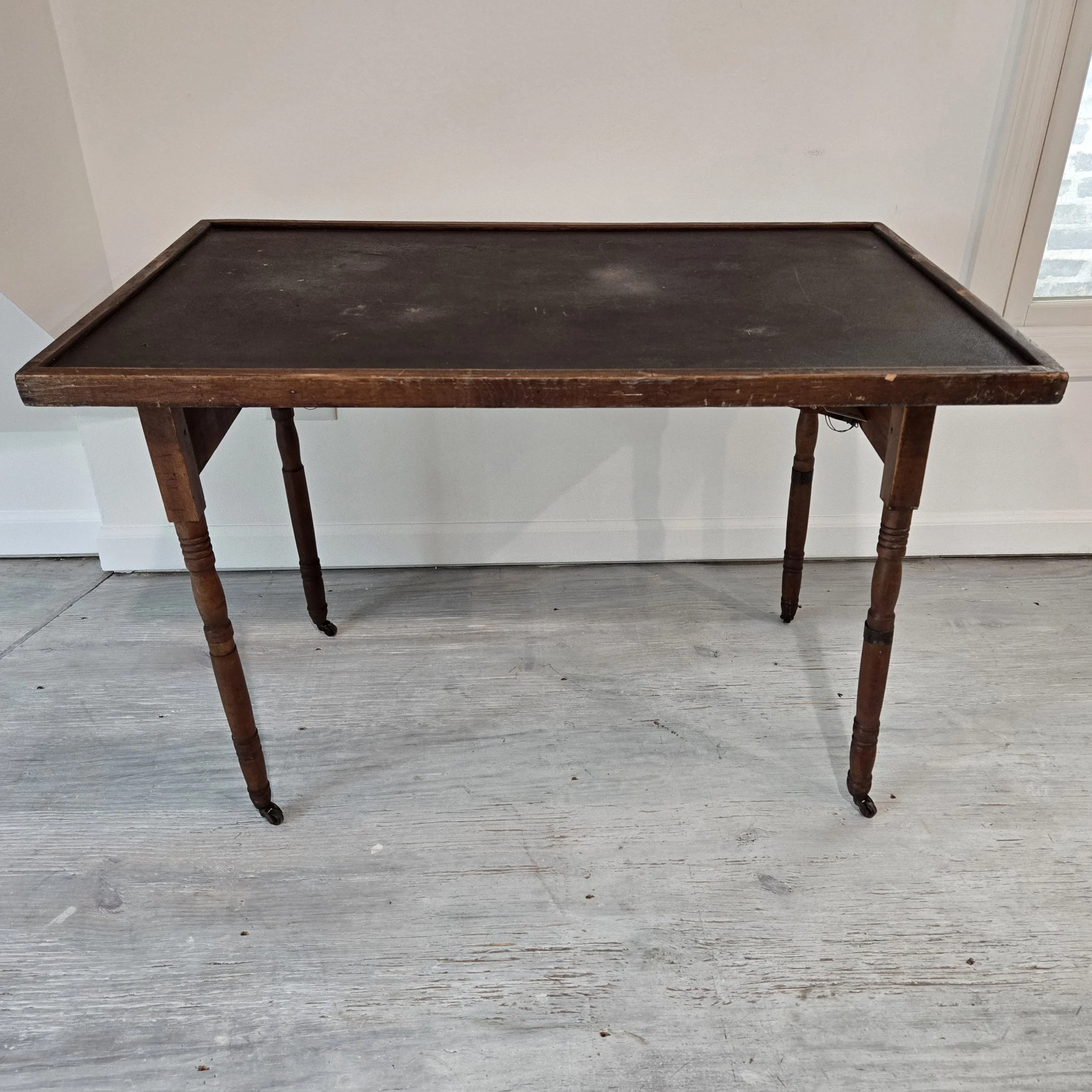 Antique Wood Folding Table