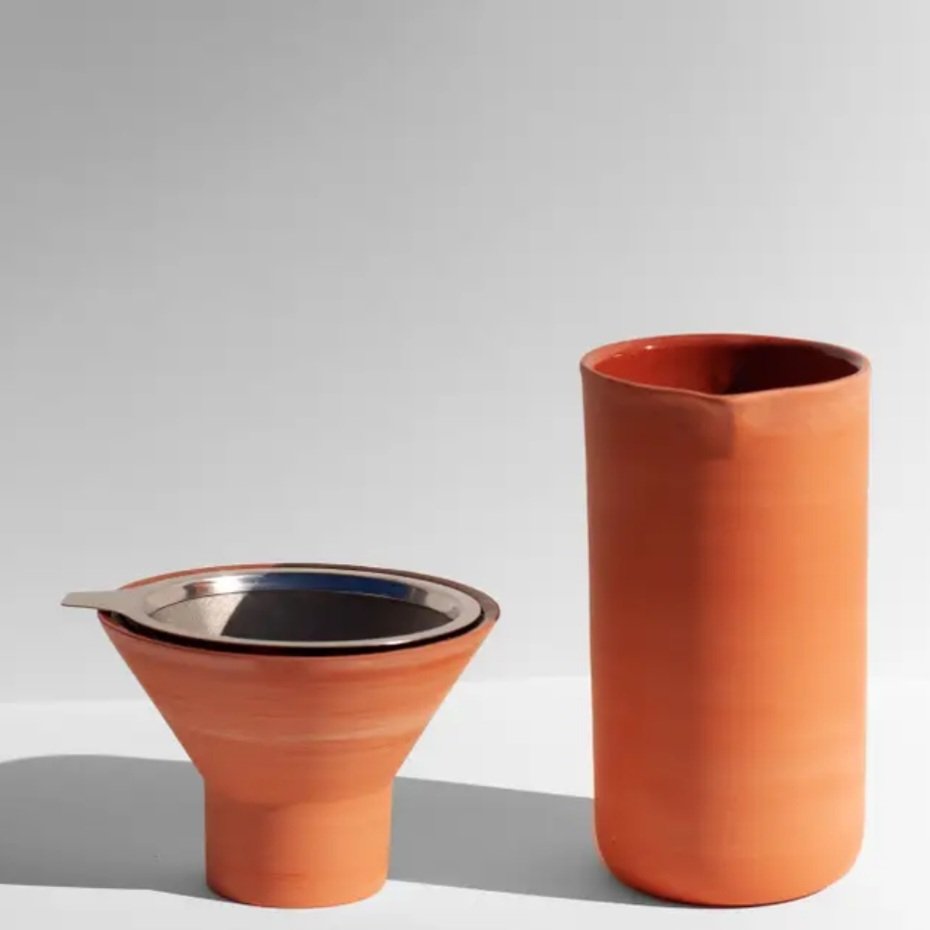 Terra Cotta Coffee Pour Over
