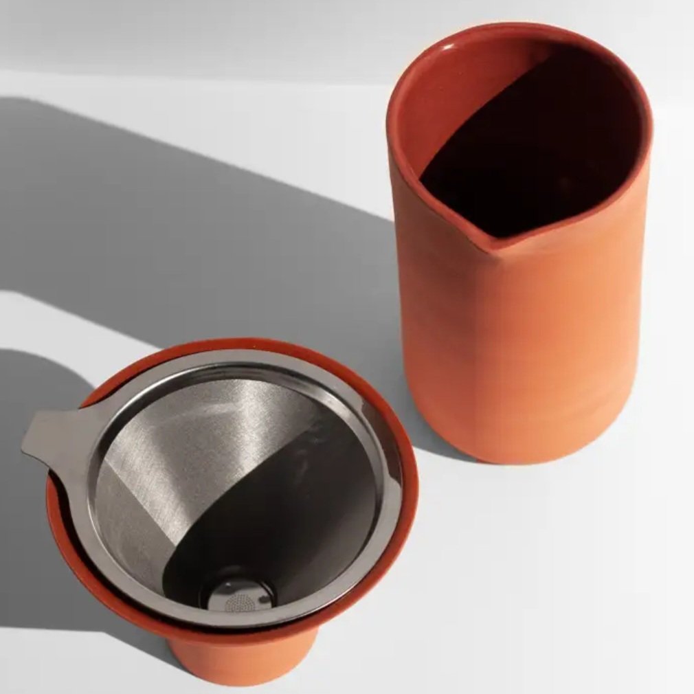 Terra Cotta Coffee Pour Over