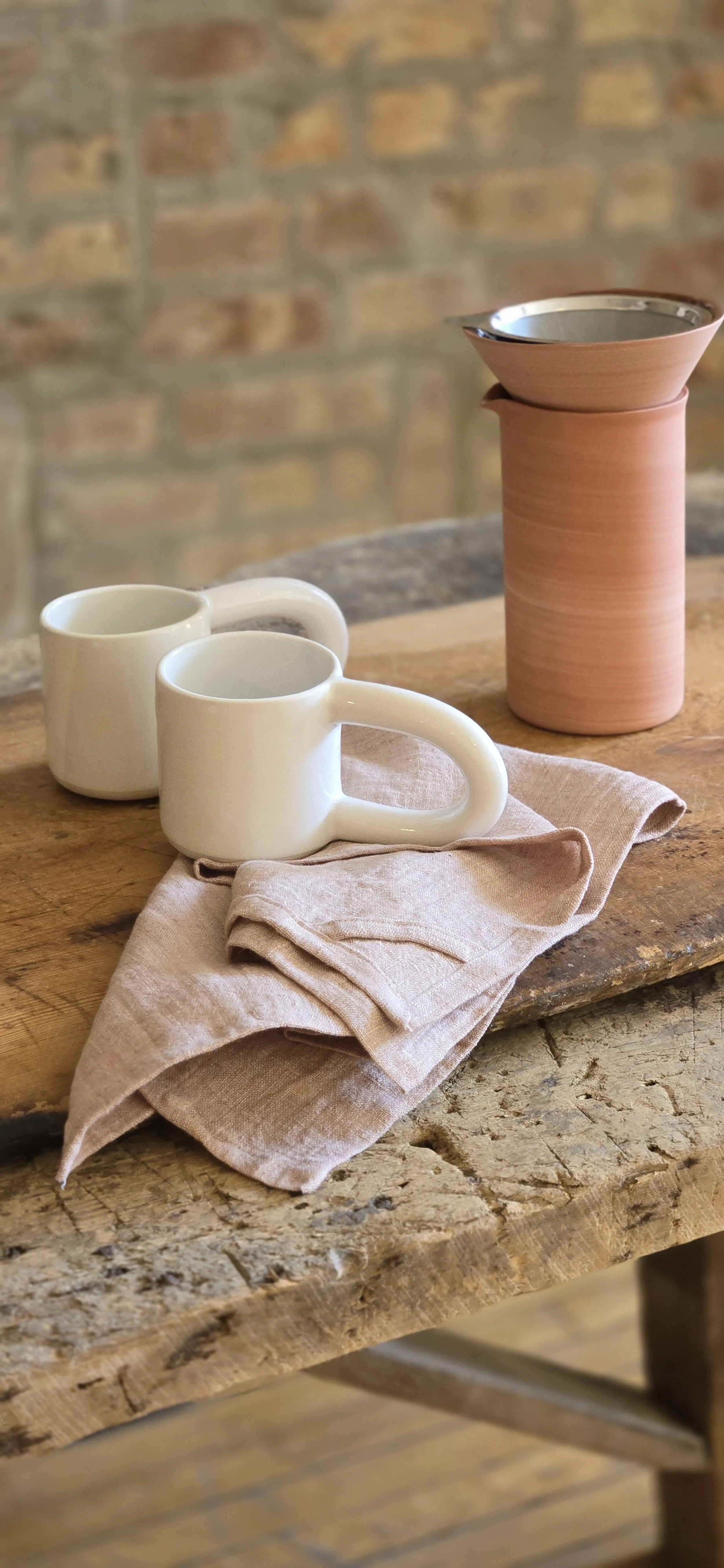 gloss white sturdy mug