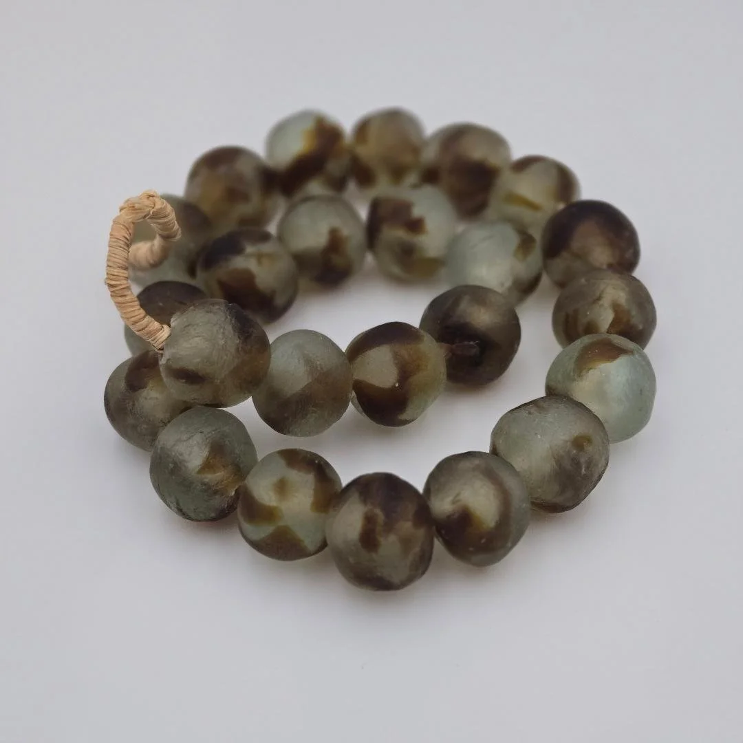 African Sea Glass Beads