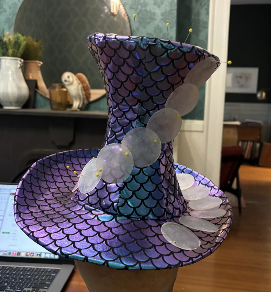  Top hat for Twelfth Night, designed by Cynthia Emekako 