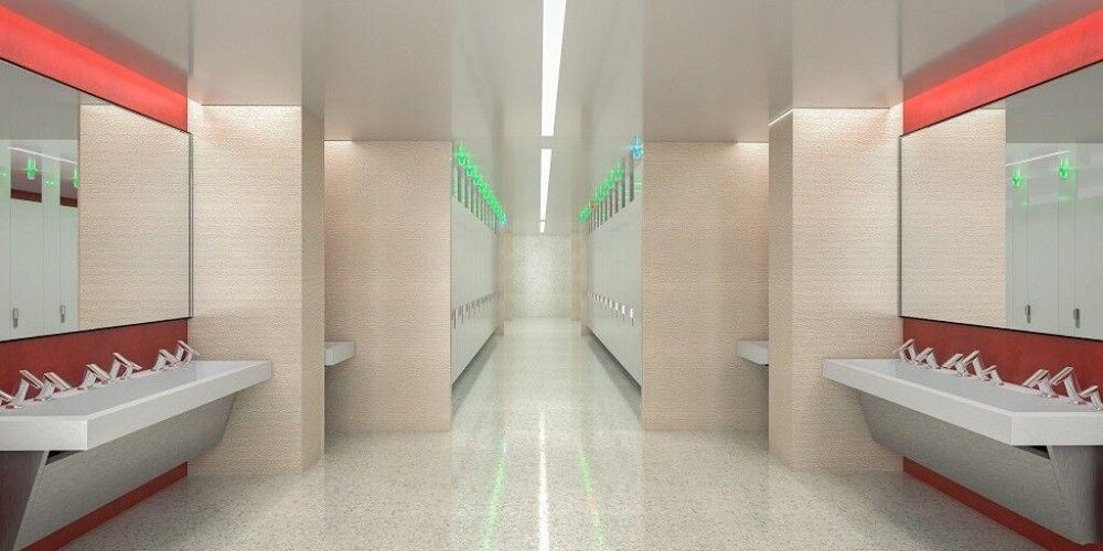 Commercial Restroom Design Trends, Commercial Bathroom Tile Designs