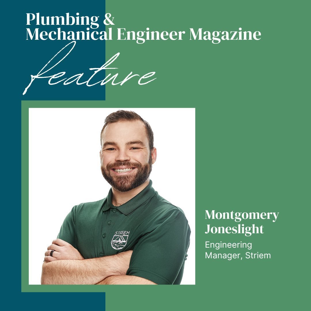 We are excited to share that @Striemco's Engineer Manager, Montogomery Joneslight, was recently featured in @bnp_plumbinggroup Magazine. 👏

Joneslight discusses IAPMO's new industry standard, IGC 325: High Efficiency Oil/Water Separators, and the la