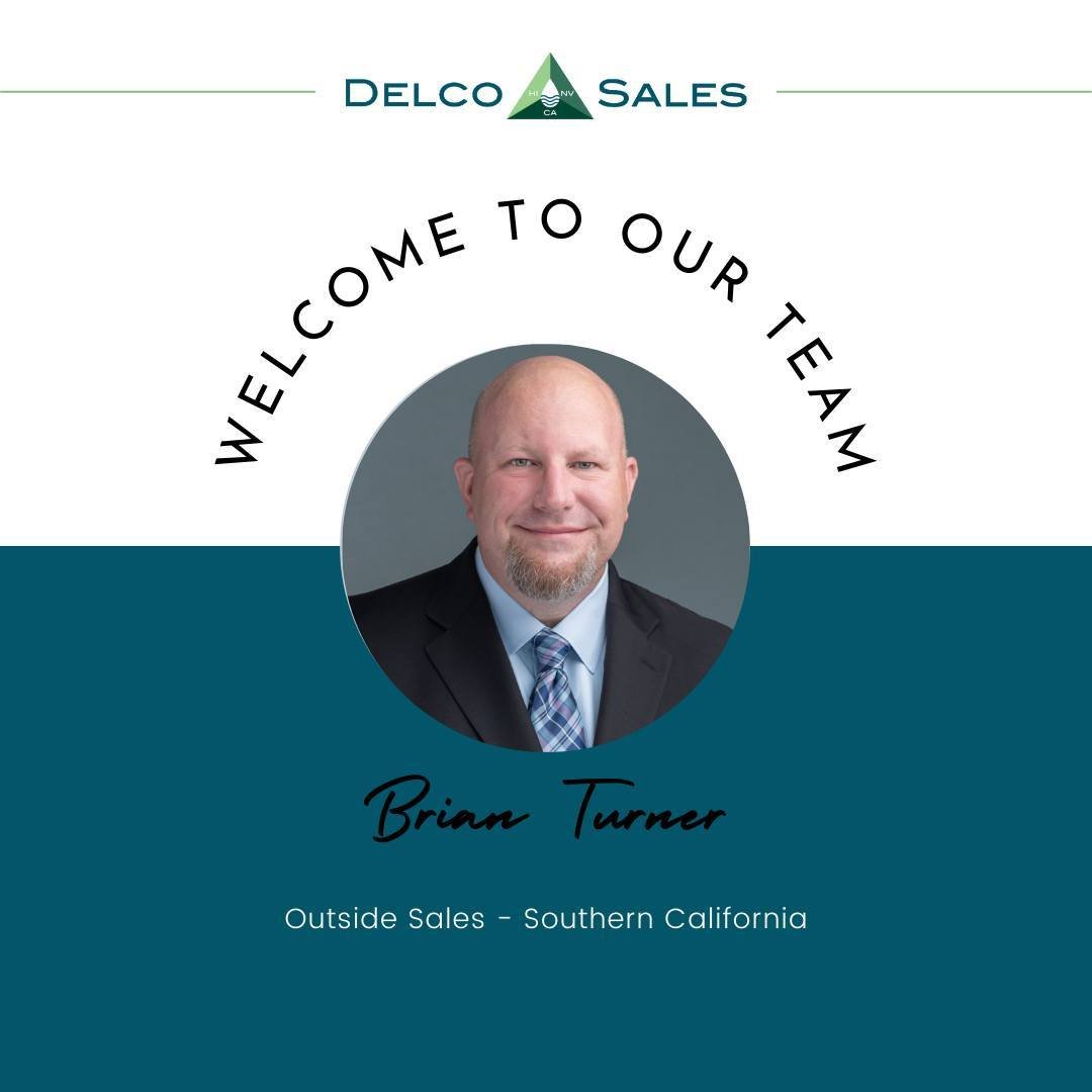 We are excited to introduce Brian Turner as the newest member of our Outside Sales team! With over twenty years of experience in the industry, Brian will be a valuable asset to our Waterworks + Fire division. Welcome, Brian! 👋

#delcosales #welcomet
