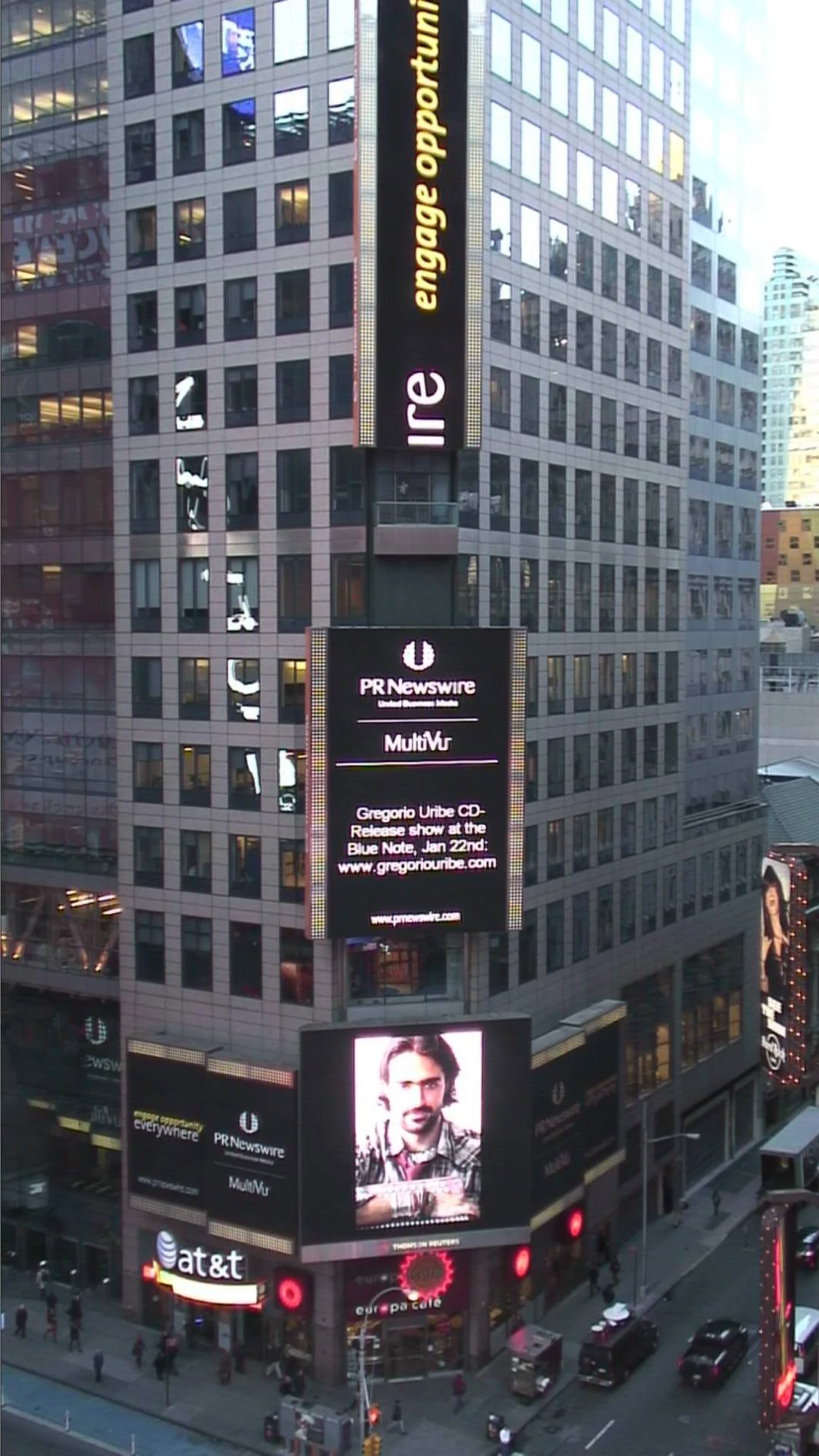 Times Square Electronic Billboard