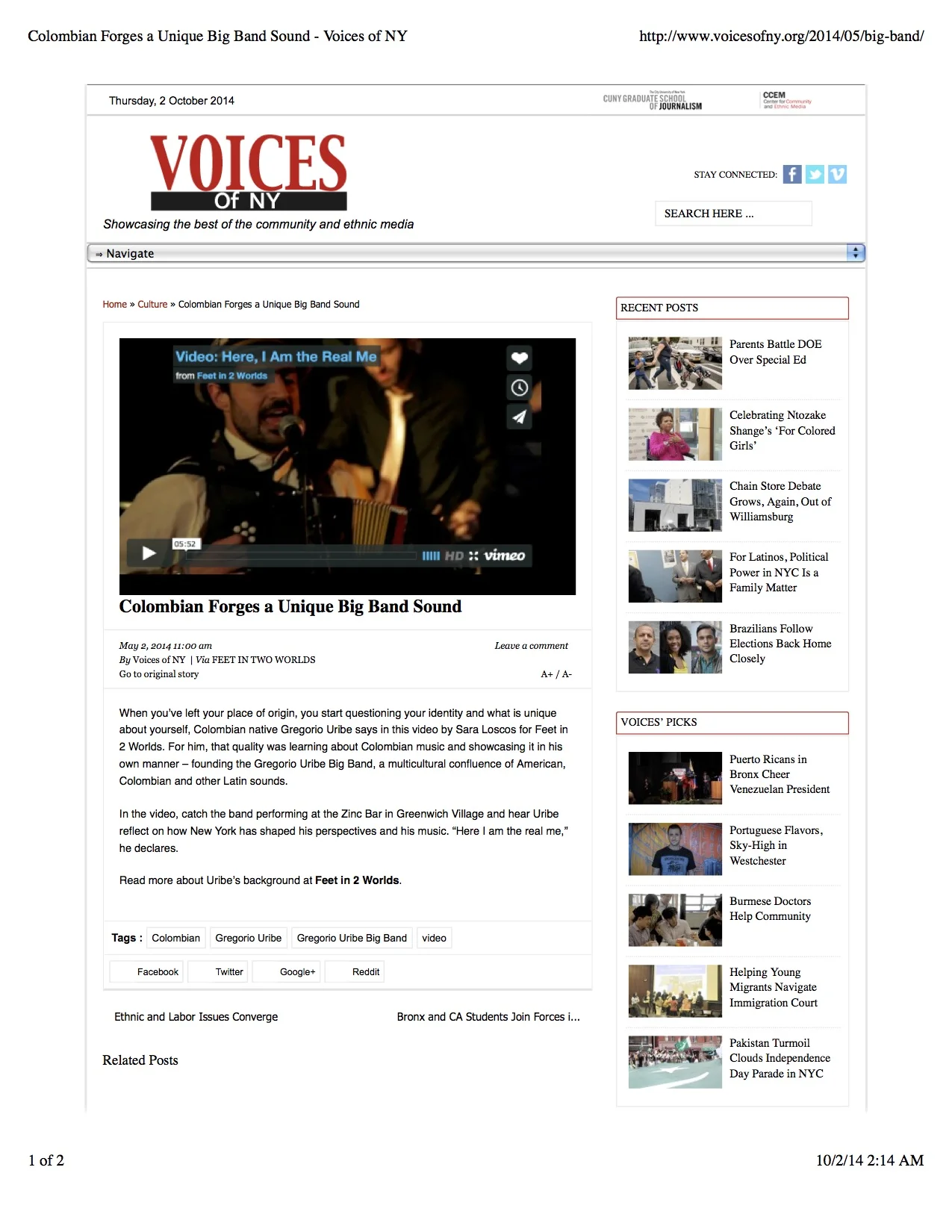 Voice of NY