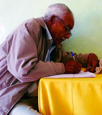 Artist Alle Fellegeselam (photo from What'soutaddis.com)