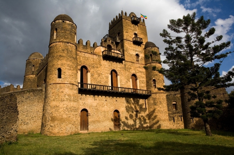 The fortress-city of Fasil Ghebbi - one of the UNESCO World Heritage Sites - was the residence of the Ethiopian emperor Fasiledes and his successors in the 16th and 17th centuries. Gondar - was founded in 1635 by Emperor Fasil as a capital of Ethiopia known as Abyssinia during that era -was home to a number of emperors and warlords, courtiers and kings. And it is one of Ethiopia's largest and most impressive towns today. 