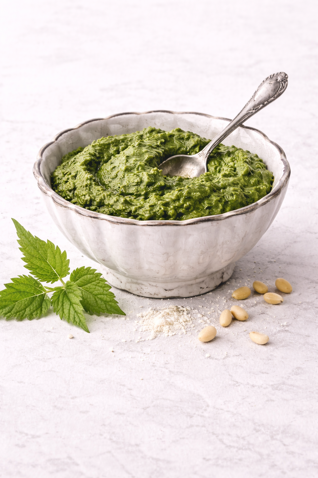 Brændenælde pesto