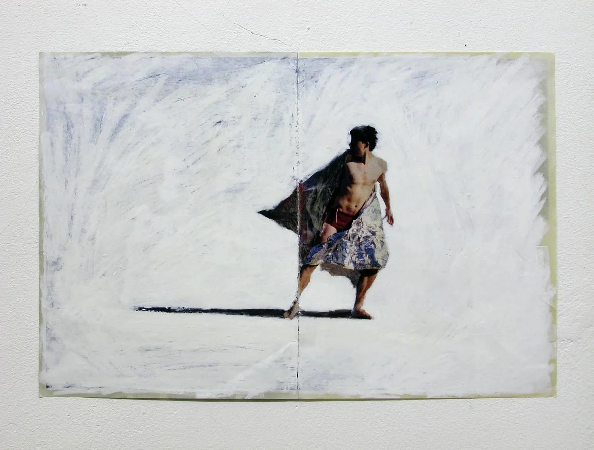 Jack , 2003 Mixed media on magazine 29,5 x 44,5 cm