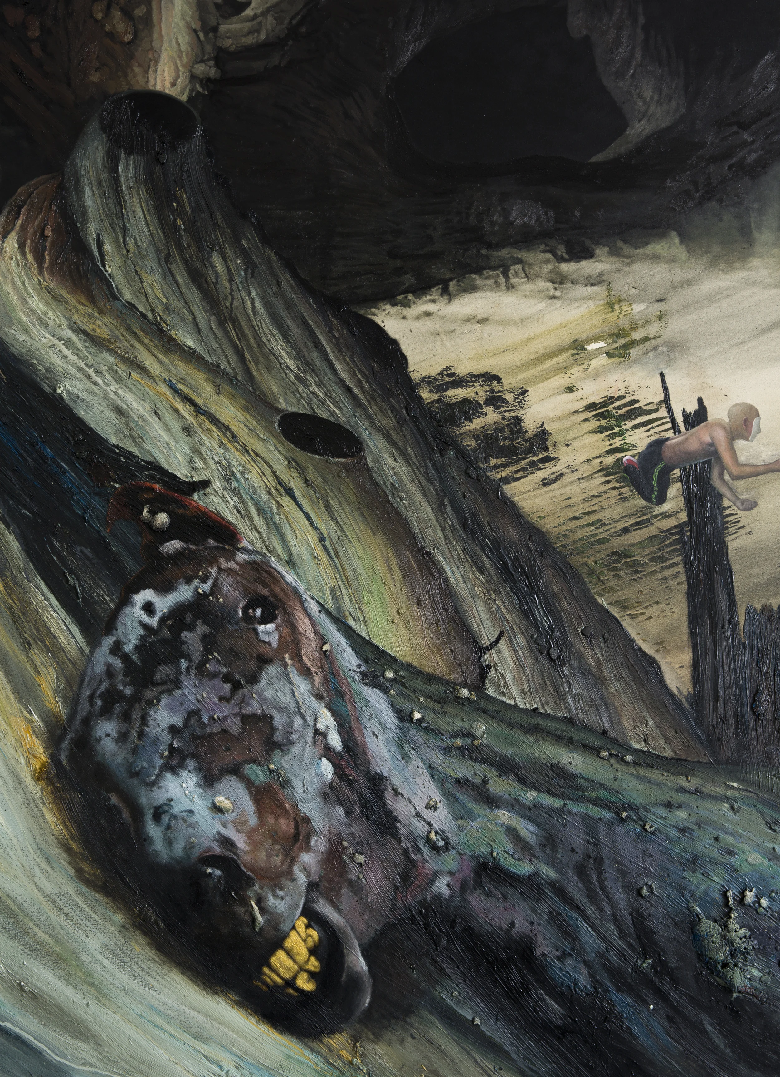 Nashunbatu Untitled ( Sleepwalker ), 2015 Oil on canvas 150 x 110 cm