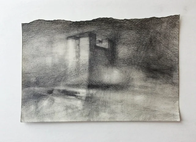 Untitled ( Range of Void #5) , 2014 Graphite p encil on paper 13,5 x 21 cm