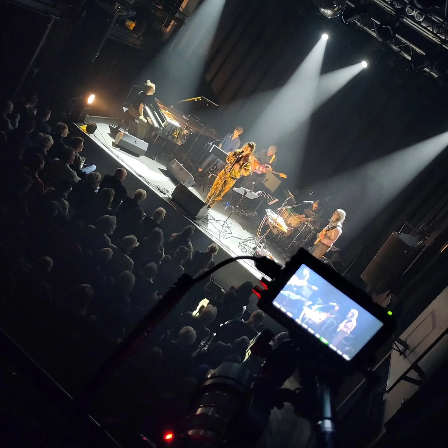 Plattentaufe von @fitzgeraldrimini am @beeflatbern 
L&auml;ssiges Setup mit drei Kamerawinkeln, gefilmt zusammen mit @nadinaes.film .
Danke an die Band und ans Beeflat-Team f&uuml;r den tollen Abend.
:
:
:
:
:
@ariane.v.graffenried 

#filmmaker #bern